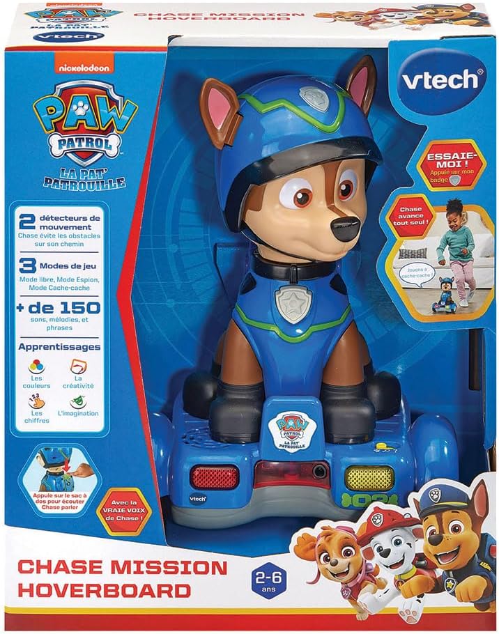 La Pat' Patrouille, Chase Mission Hoverboard, Chien Animé 26 cm – Image 7