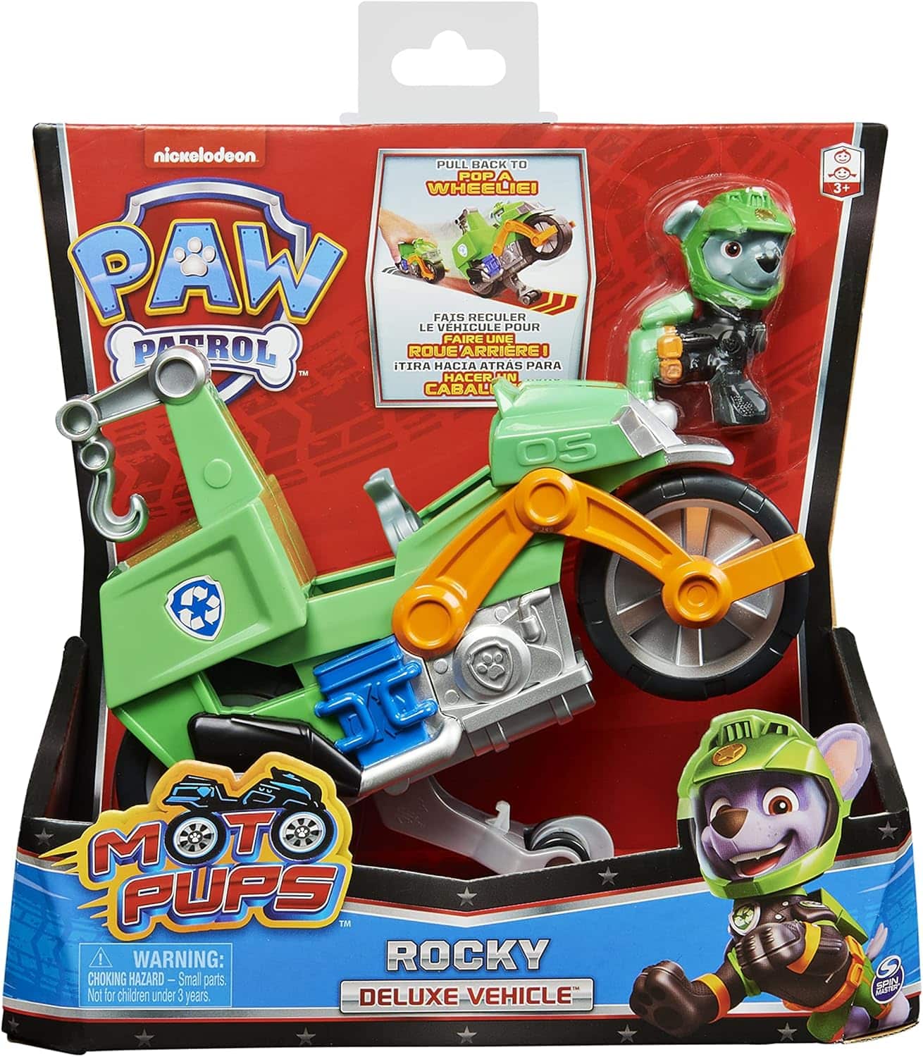 Camion et Figurine Rocky Moto Pups la Pat Patrouille – Image 2