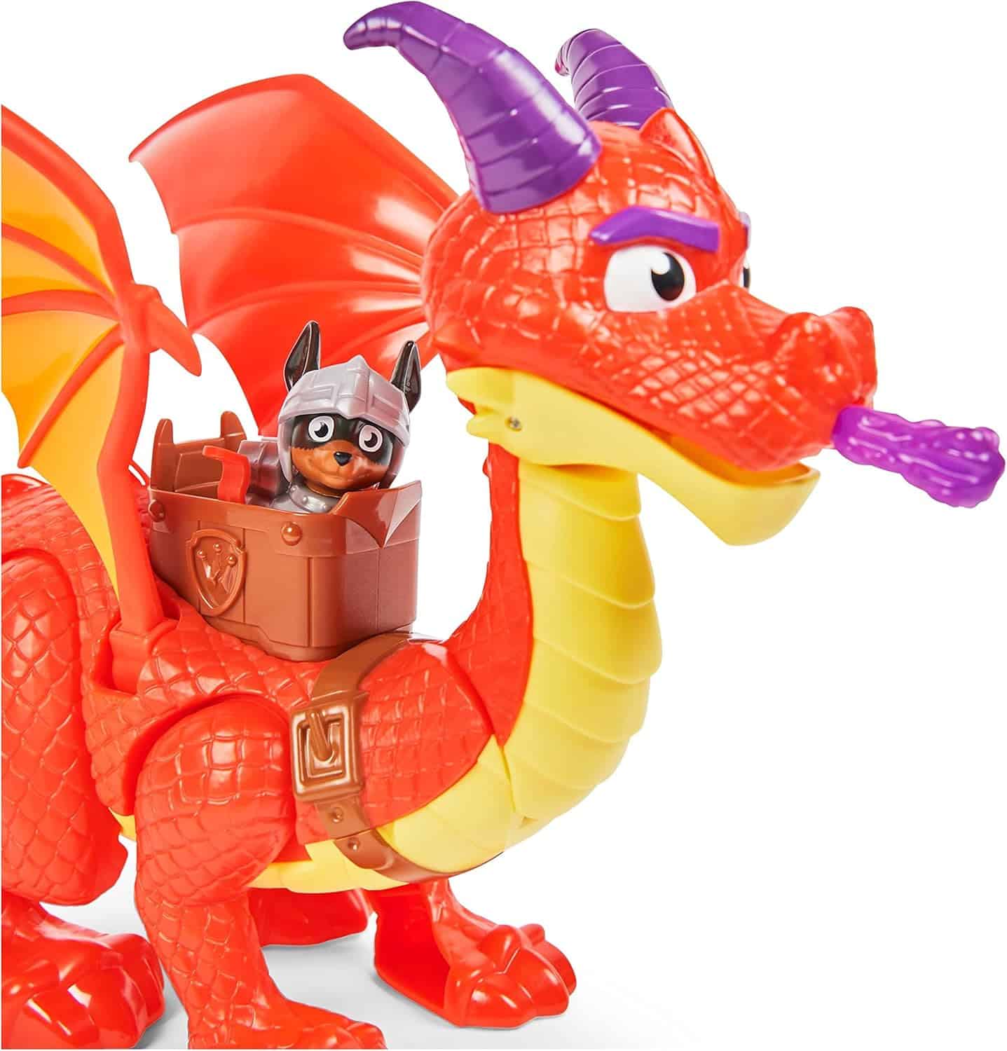 Croc et Braise le Dragon la Pat Patrouille, jouet original pour enfant