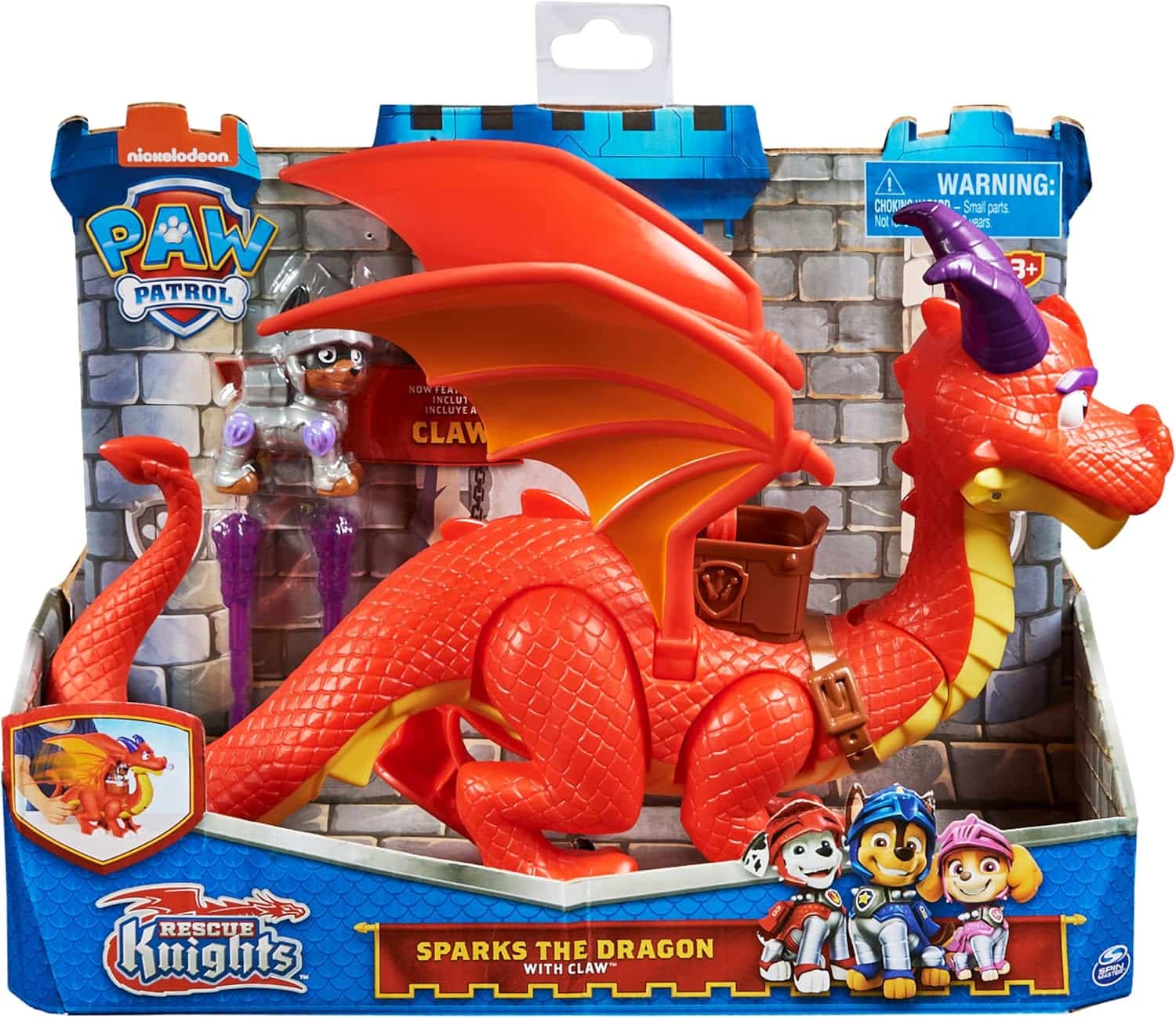 Figurine Croc et Braise Le Dragon Rescue Knights la Pat Patrouille – Image 2