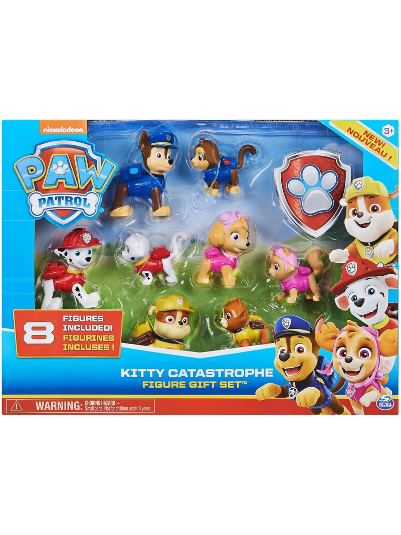 Coffret 8 Figurines Chiots Et Chatons la Pat' Patrouille - Pat Patrouille