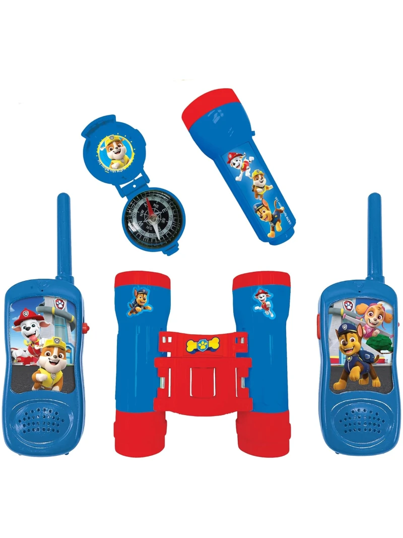 Set d'aventurier la Pat Patrouille pour Enfant, Talkies-Walkies, Jumelles, Lampe