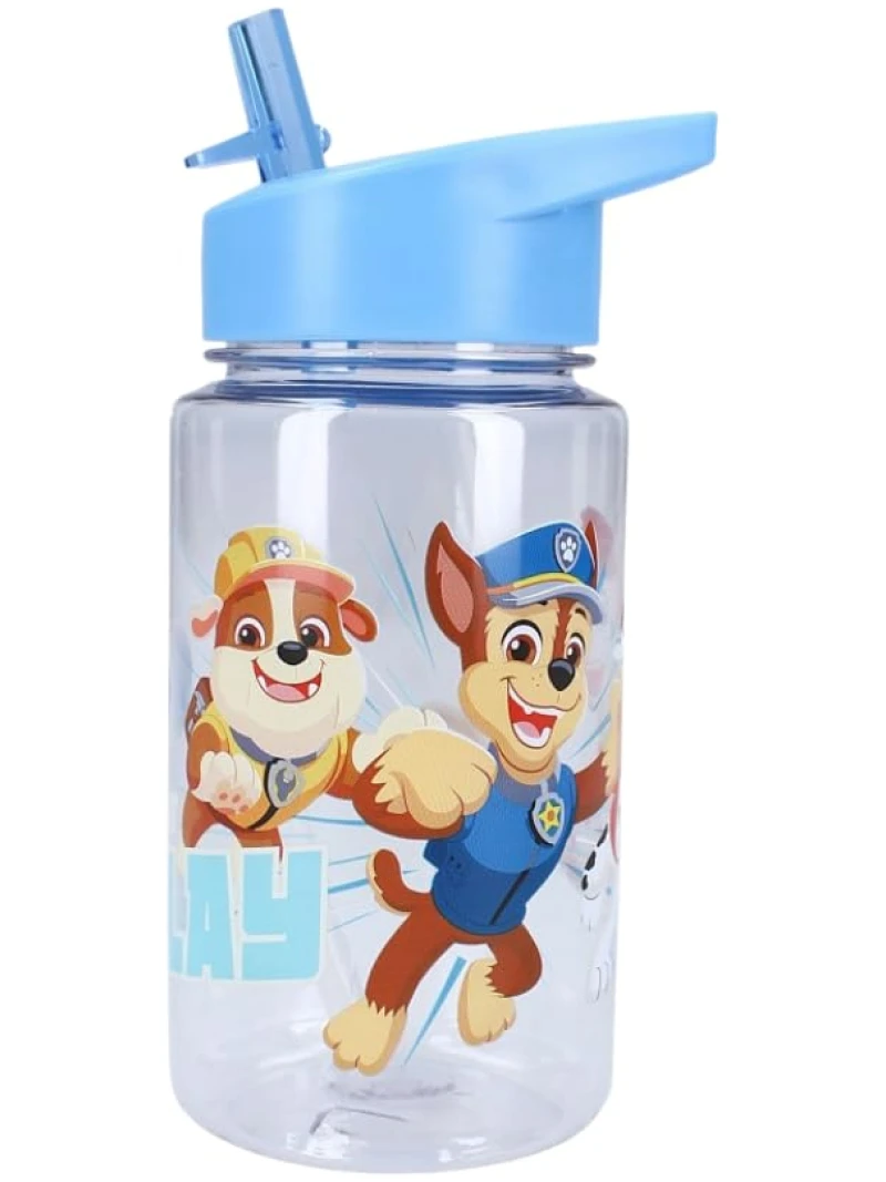 Gourde Pat'Patrouille transparente pour enfant 450 ml