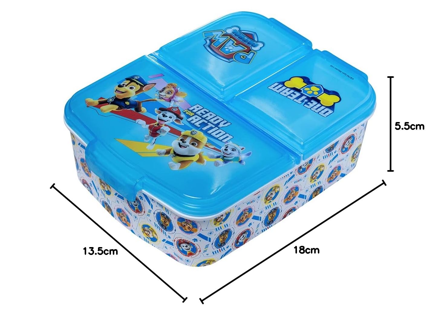 Boîte à lunch Pat'Patrouille Premium 3 compartiments pour enfants – Image 5