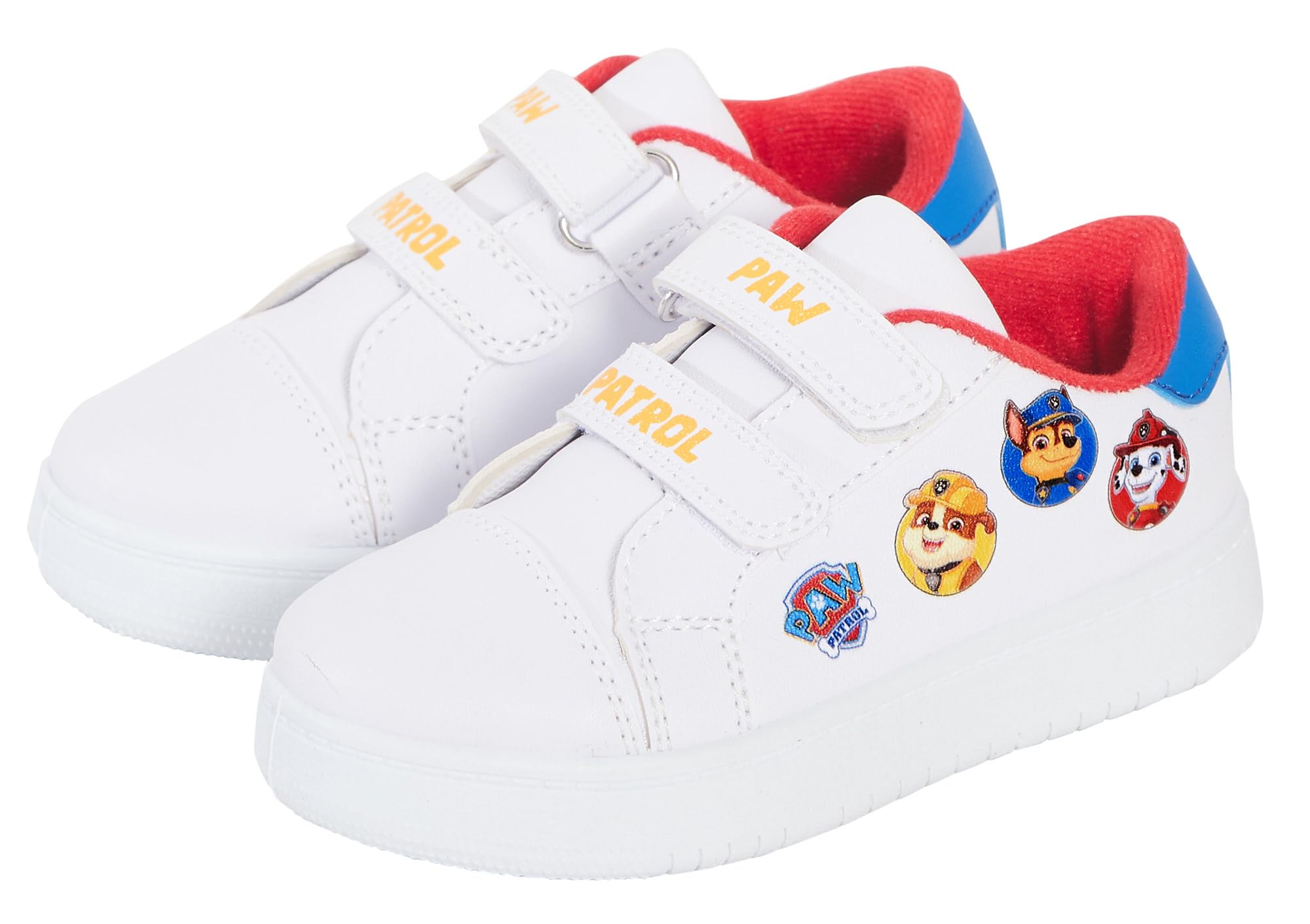 Baskets Pat'Patrouille pour enfants garçons filles blanc facile à enfiler – Image 3