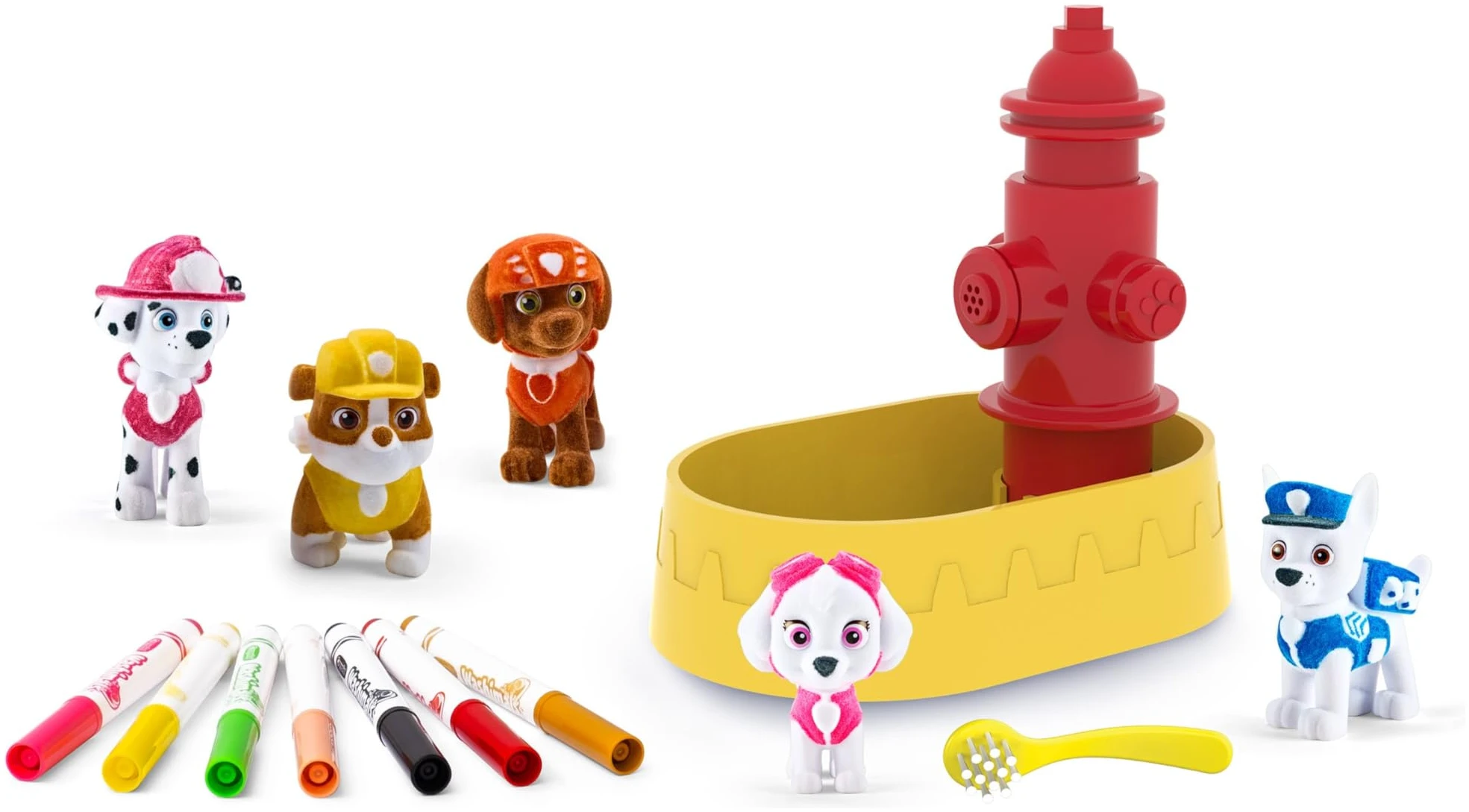 Kit Activité Washimals Pat'Patrouille avec 5 chiots et feutres lavables – Image 4