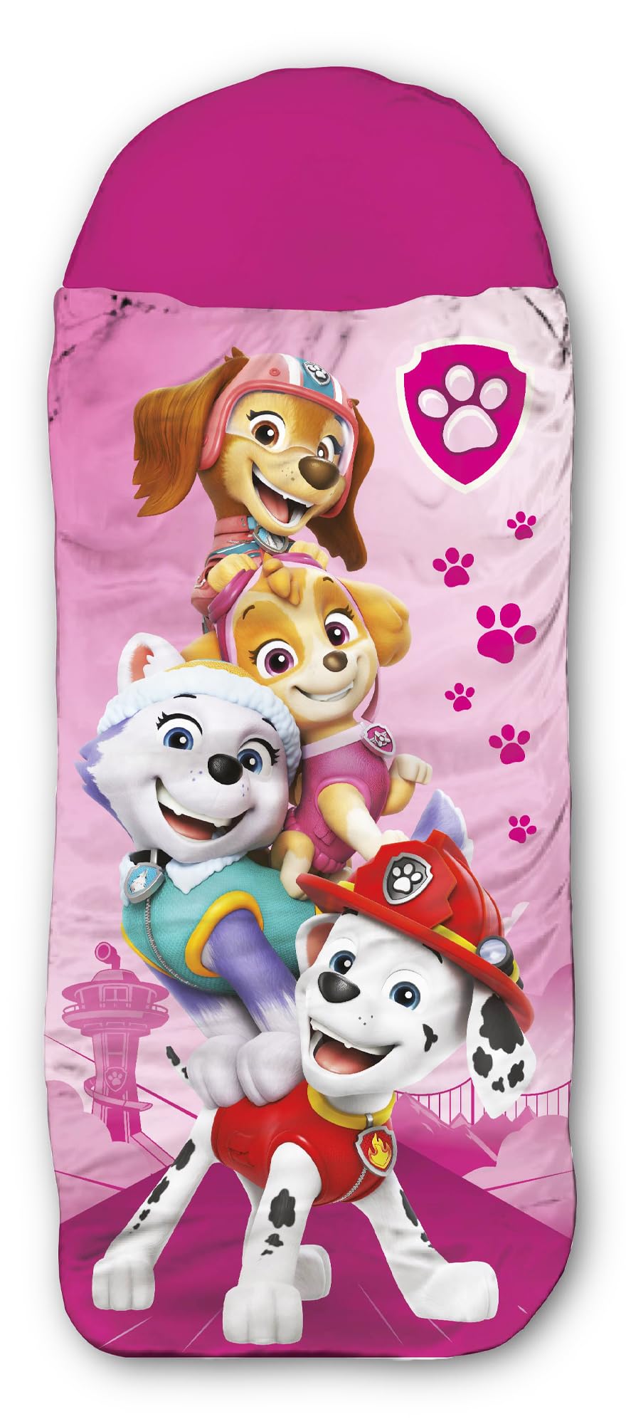 Sac de couchage Pat'Patrouille pour enfant Rose 140 cm