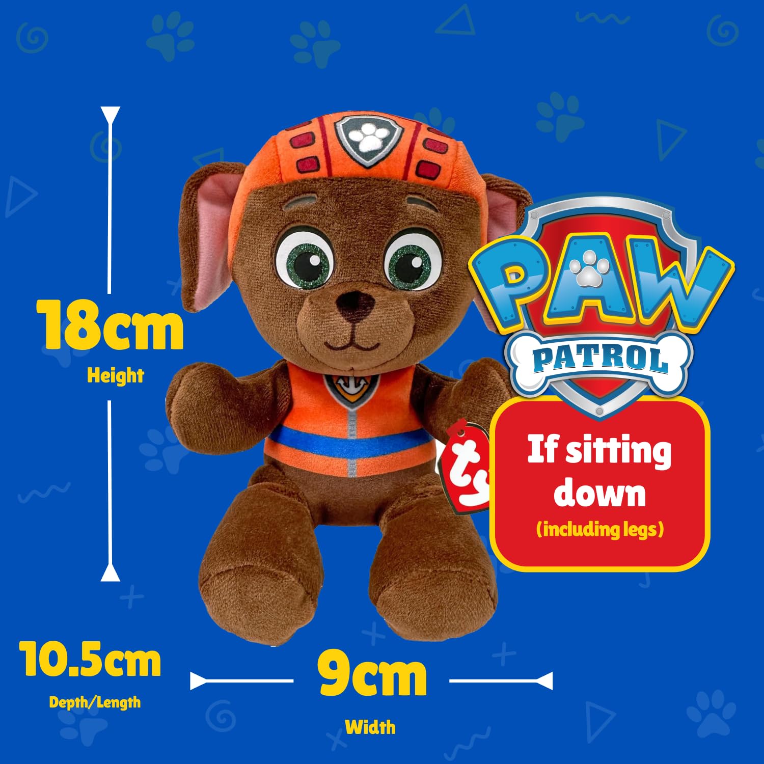 Peluche Pat'Patrouille Zuma 15cm à Collectionner – Image 3
