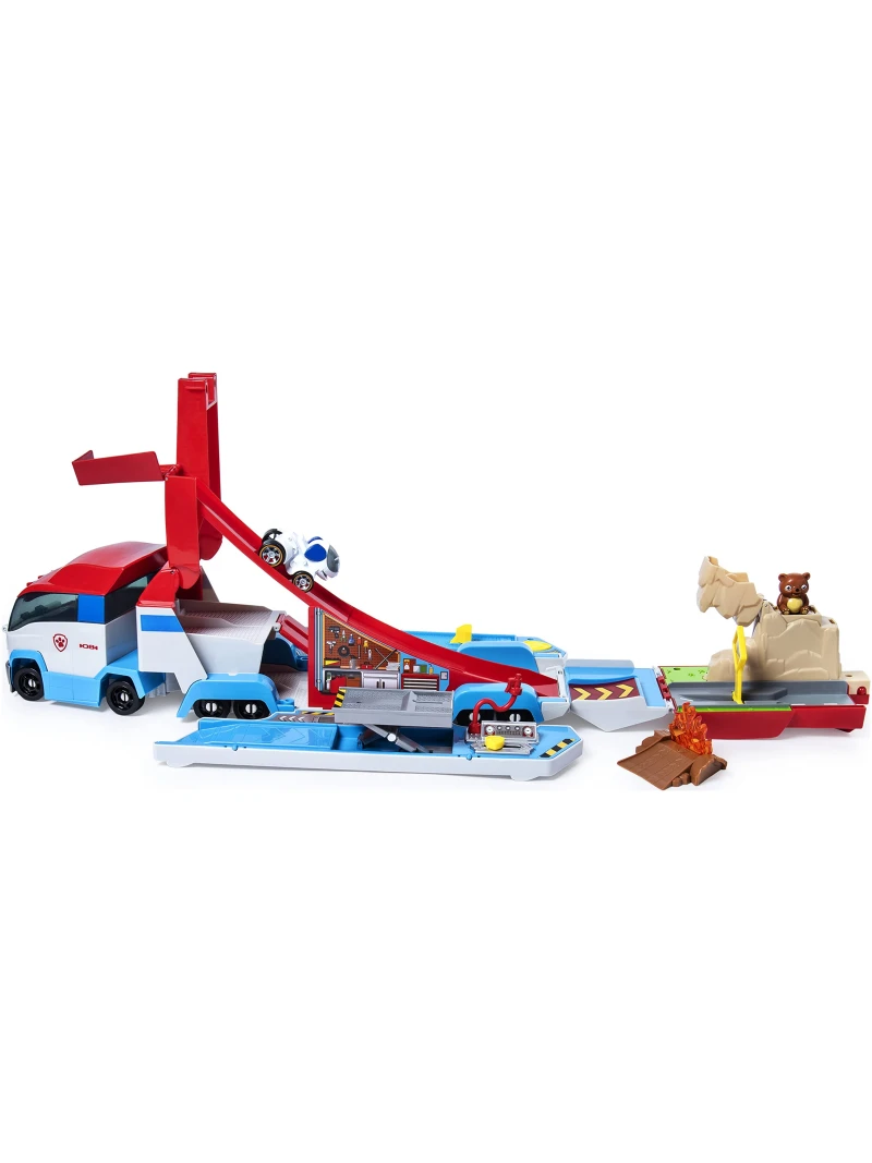 Camion Pat'Patrouille 2 en 1 True Metal avec Circuit et Accessoires