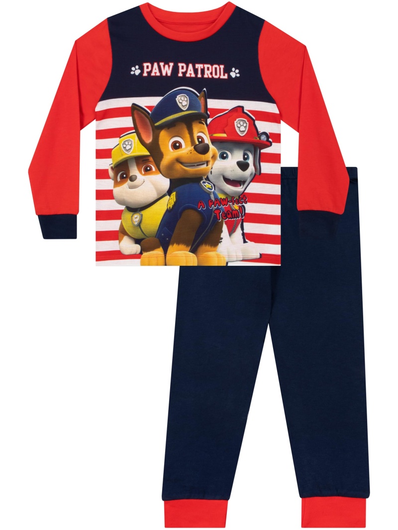 Pyjama Pat'Patrouille Chase Marcus Ruben Manches Longues Garçon