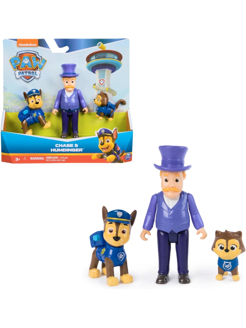 Figurine Pat'Patrouille Hero Pups Maire Hellinger Chase Articulée