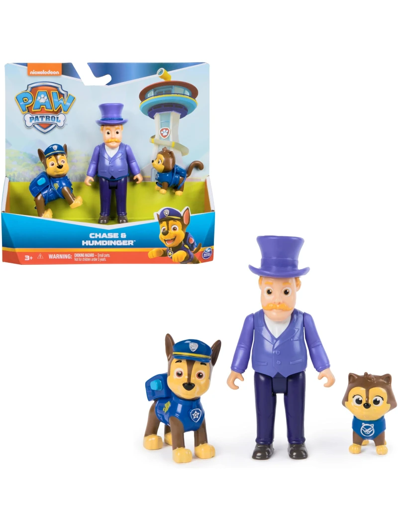 Figurine Pat'Patrouille Hero Pups Maire Hellinger Chase Articulée
