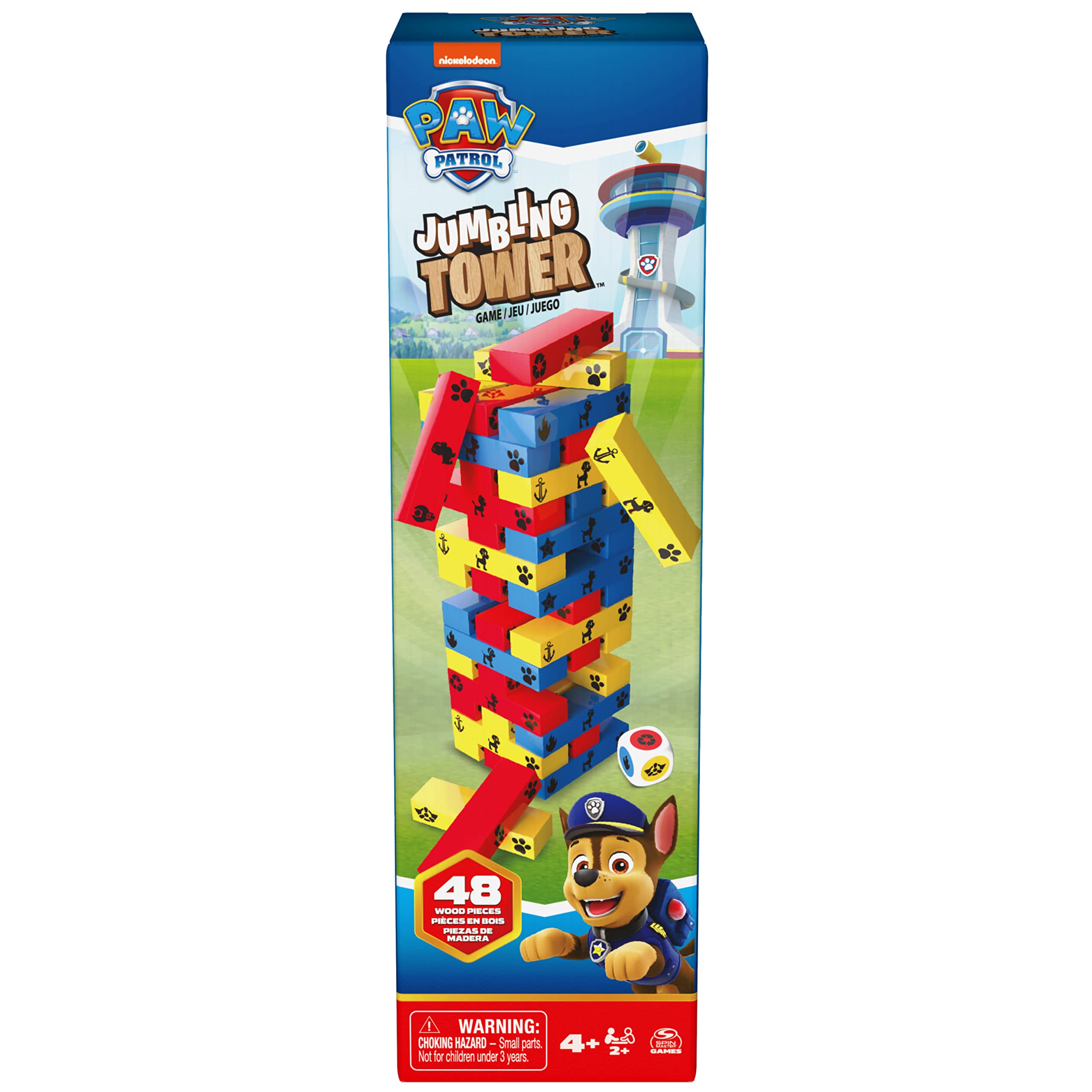 Jeu de société Pat'Patrouille Tour Infernale - 48 blocs et 1 dé – Image 6