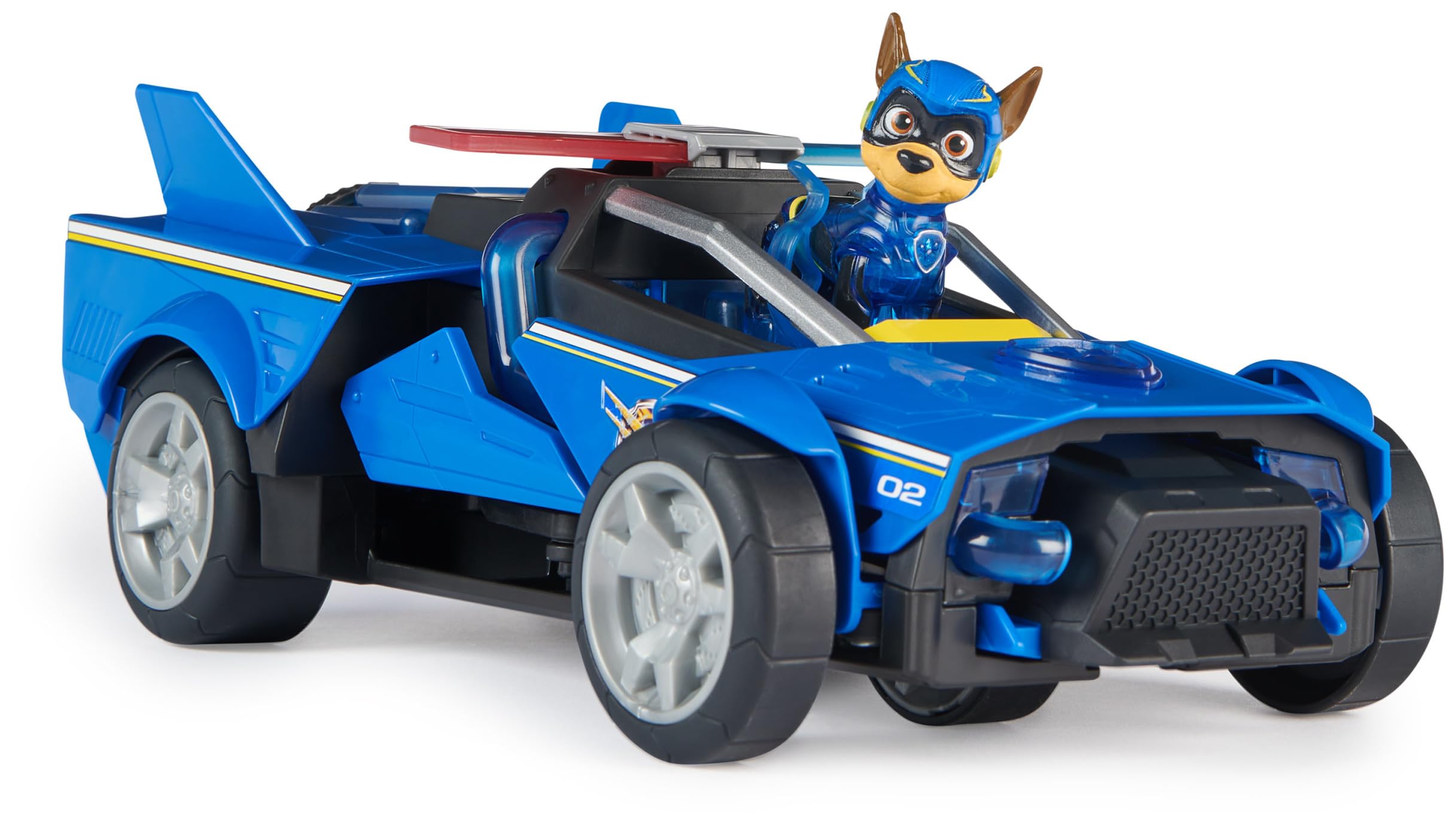 Véhicule Deluxe Chase Pat'Patrouille La Super Patrouille Le Film - Voiture Figurine avec Sons et Lumières – Image 3