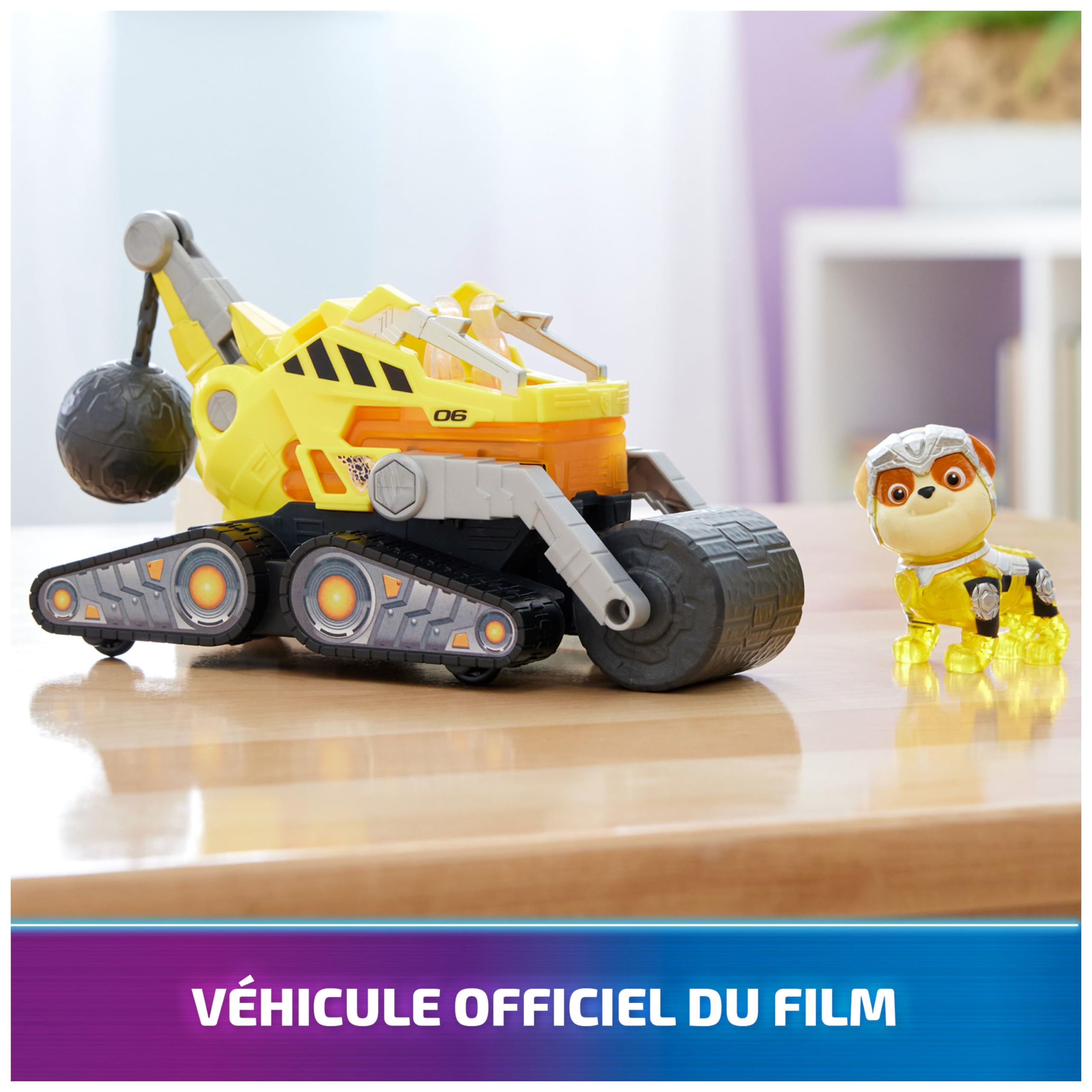 Véhicule + Figurine Ruben du Film Pat'Patrouille - Voiture à Collectionner avec Sons et Lumières – Image 2
