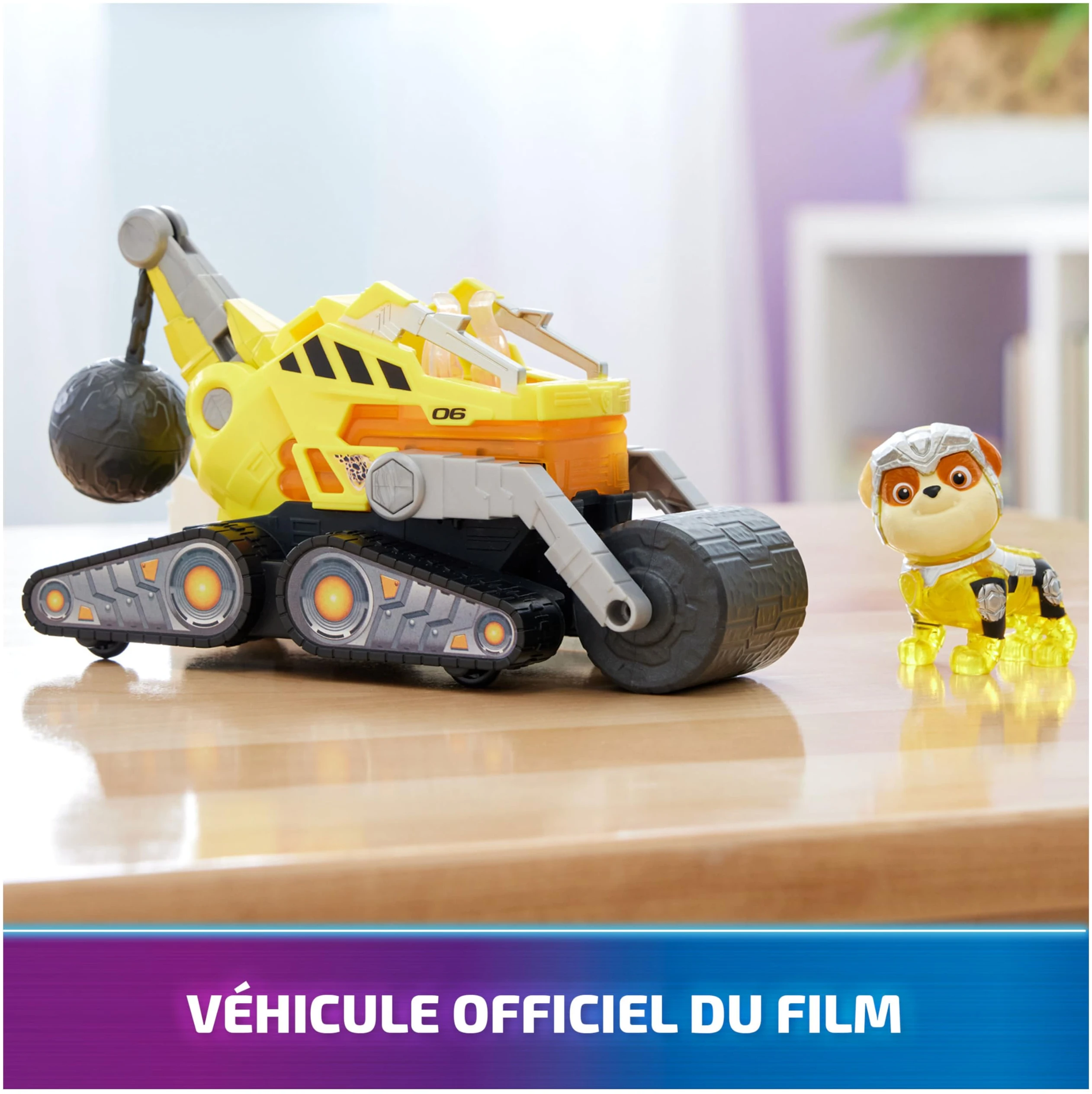 Véhicule + Figurine Ruben du Film Pat'Patrouille - Voiture à Collectionner avec Sons et Lumières – Image 2