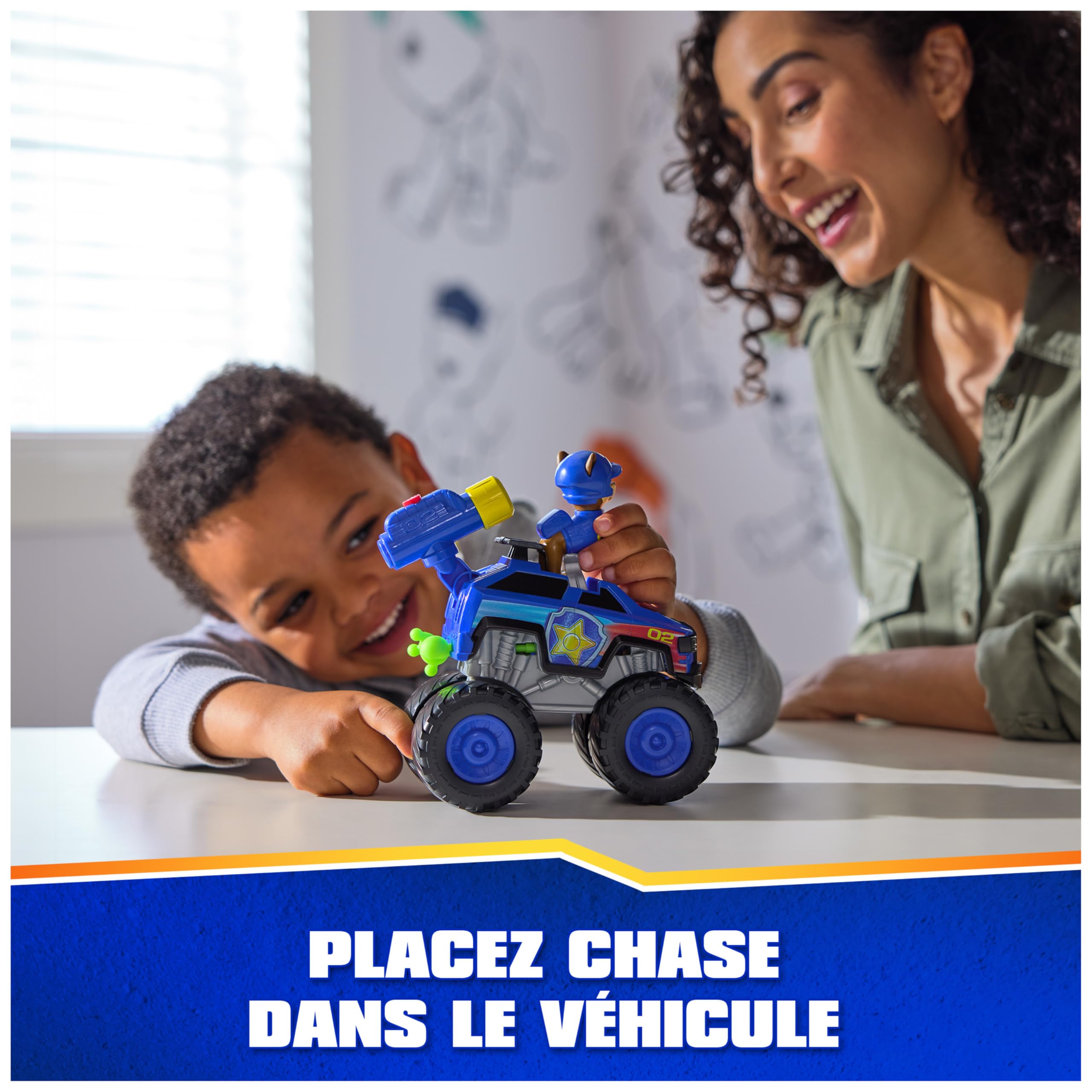 Véhicule Figurine Chase Rescue Wheels Pat'Patrouille - Voiture à Collectionner avec 2 Projectiles – Image 5