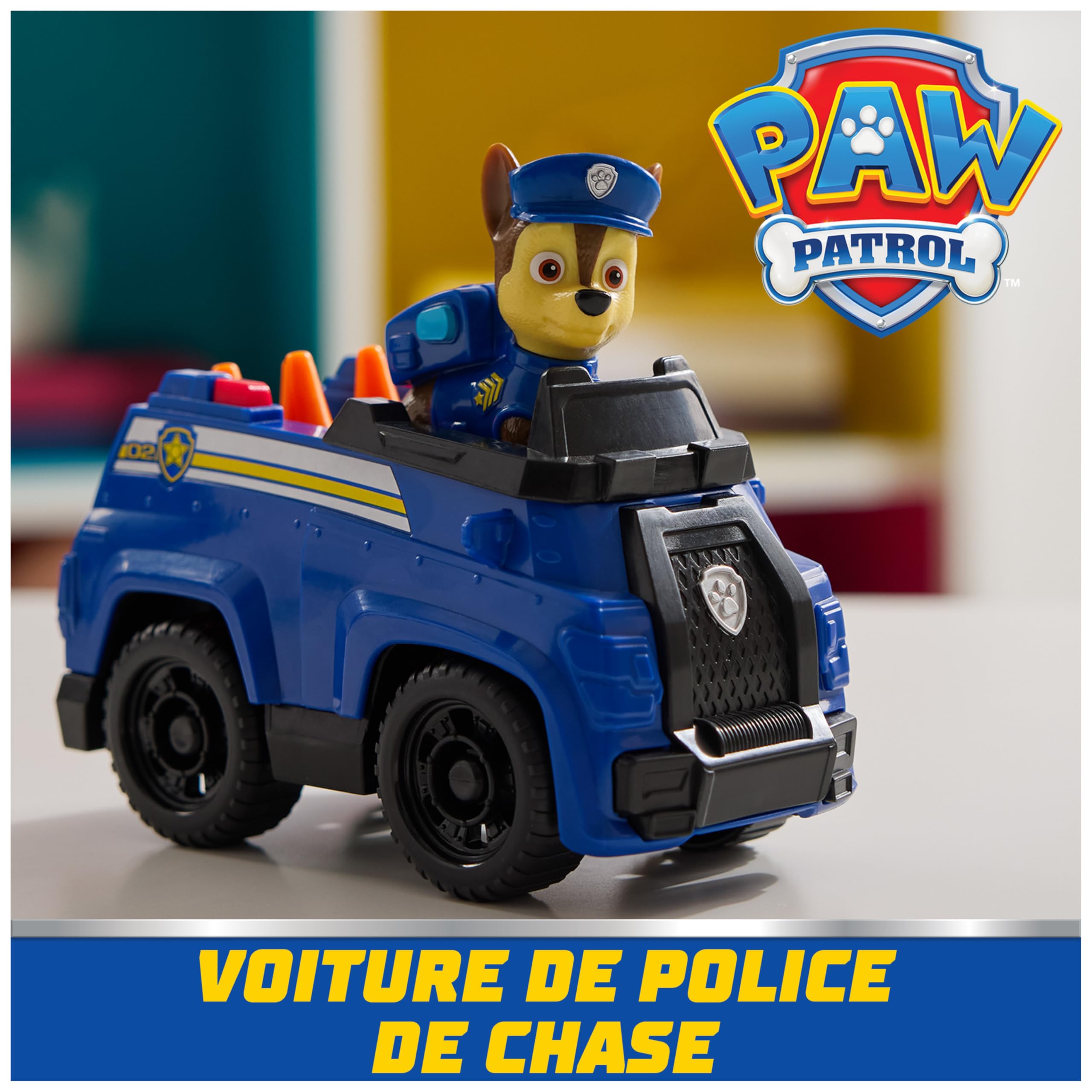 Véhicule Figurine Pat'Patrouille Chase - Voiture à Collectionner – Image 2