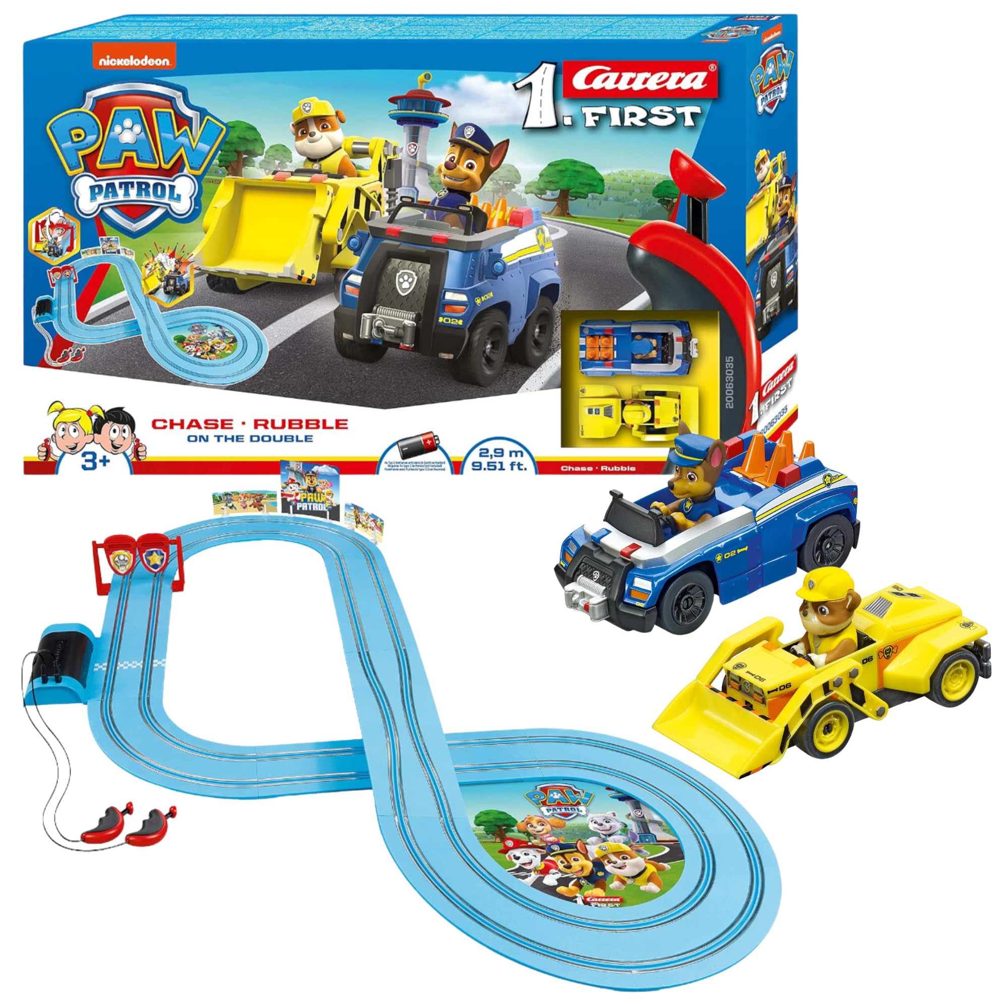 Circuit de course Pat'Patrouille First Paw Patrol On The Double