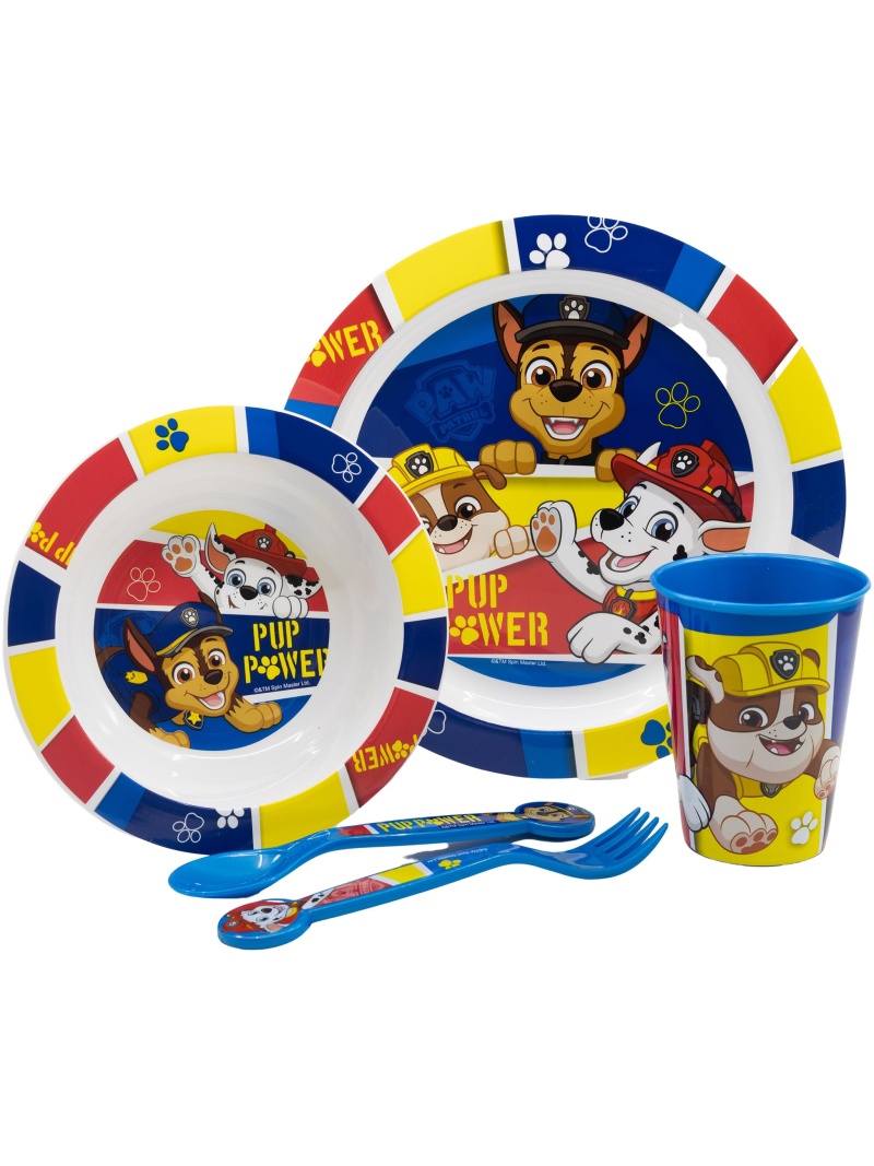 Set de table 5 pièces Pat'Patrouille Pup Power