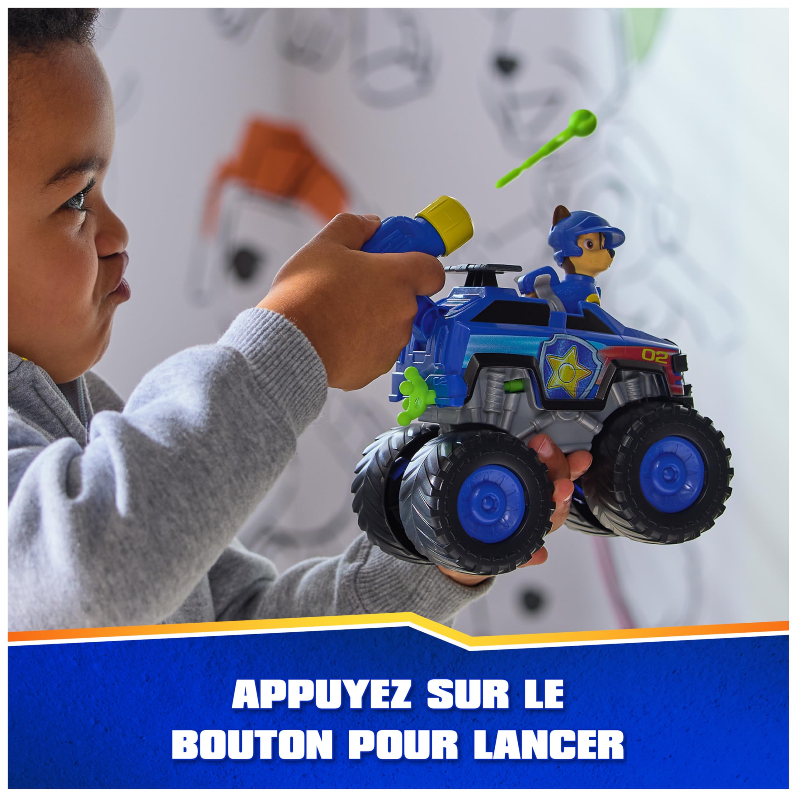 Véhicule Figurine Chase Rescue Wheels Pat'Patrouille - Voiture à Collectionner avec 2 Projectiles – Image 6