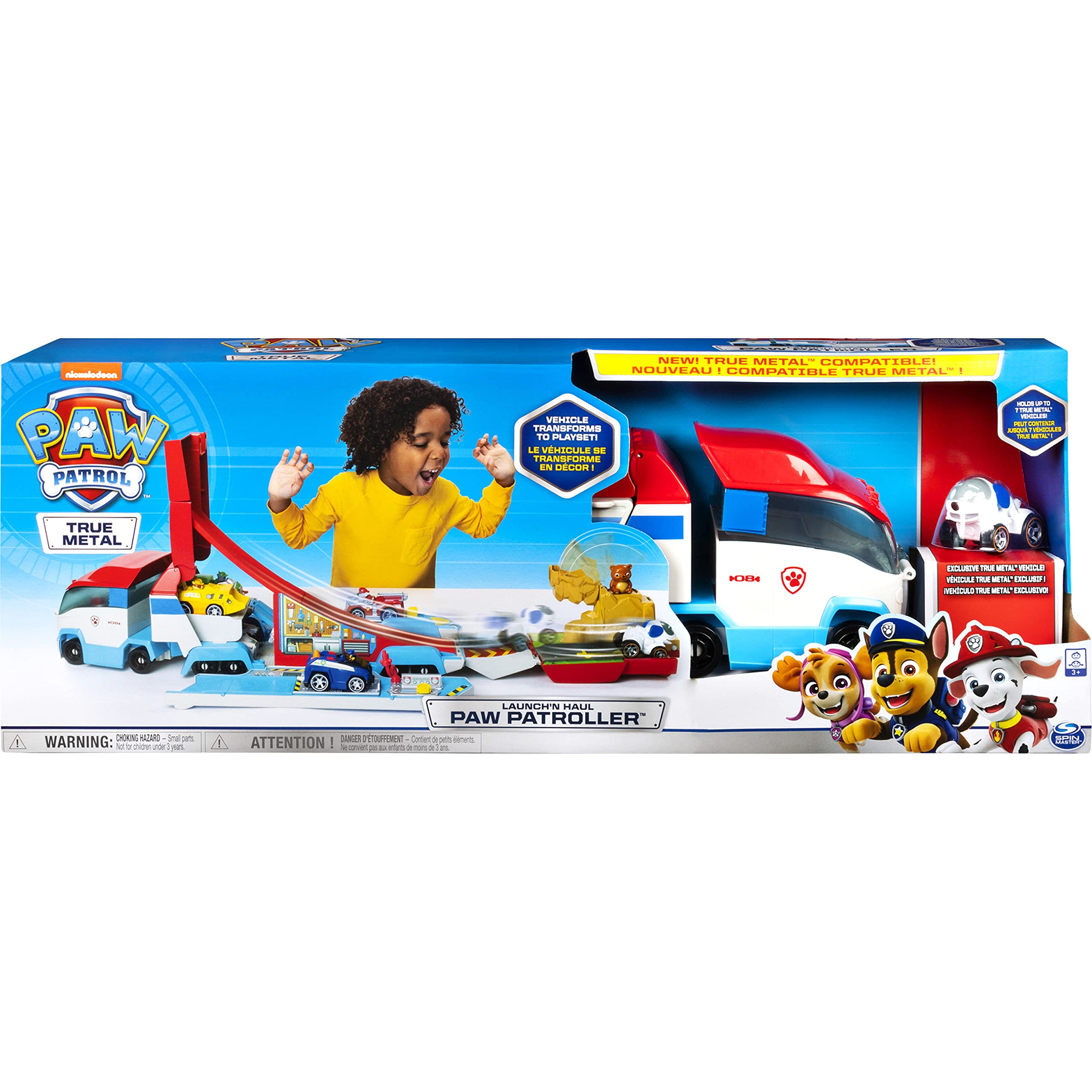 Camion Pat'Patrouille 2 en 1 True Metal avec Circuit et Accessoires – Image 2