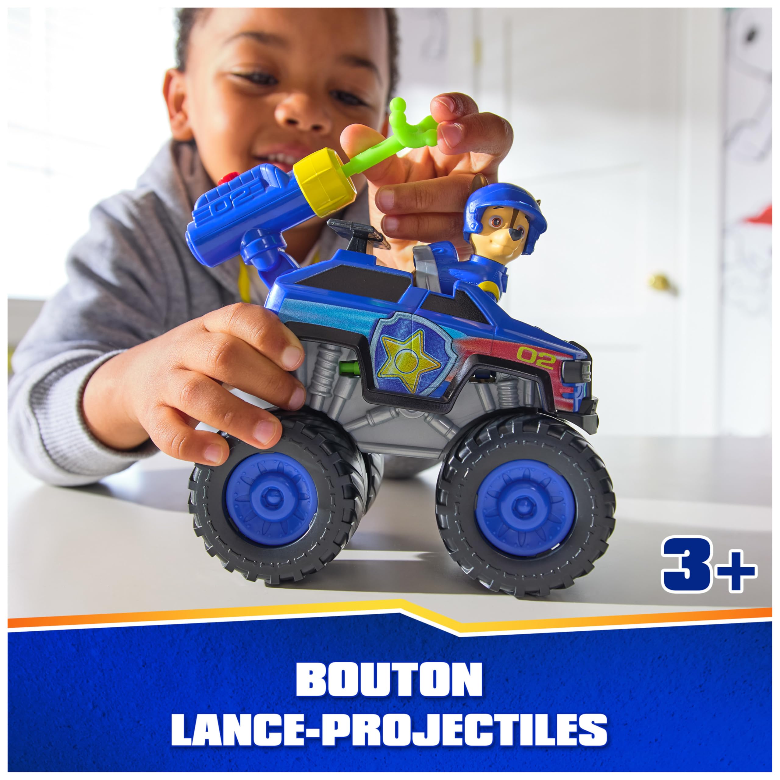 Véhicule Figurine Chase Rescue Wheels Pat'Patrouille - Voiture à Collectionner avec 2 Projectiles – Image 4