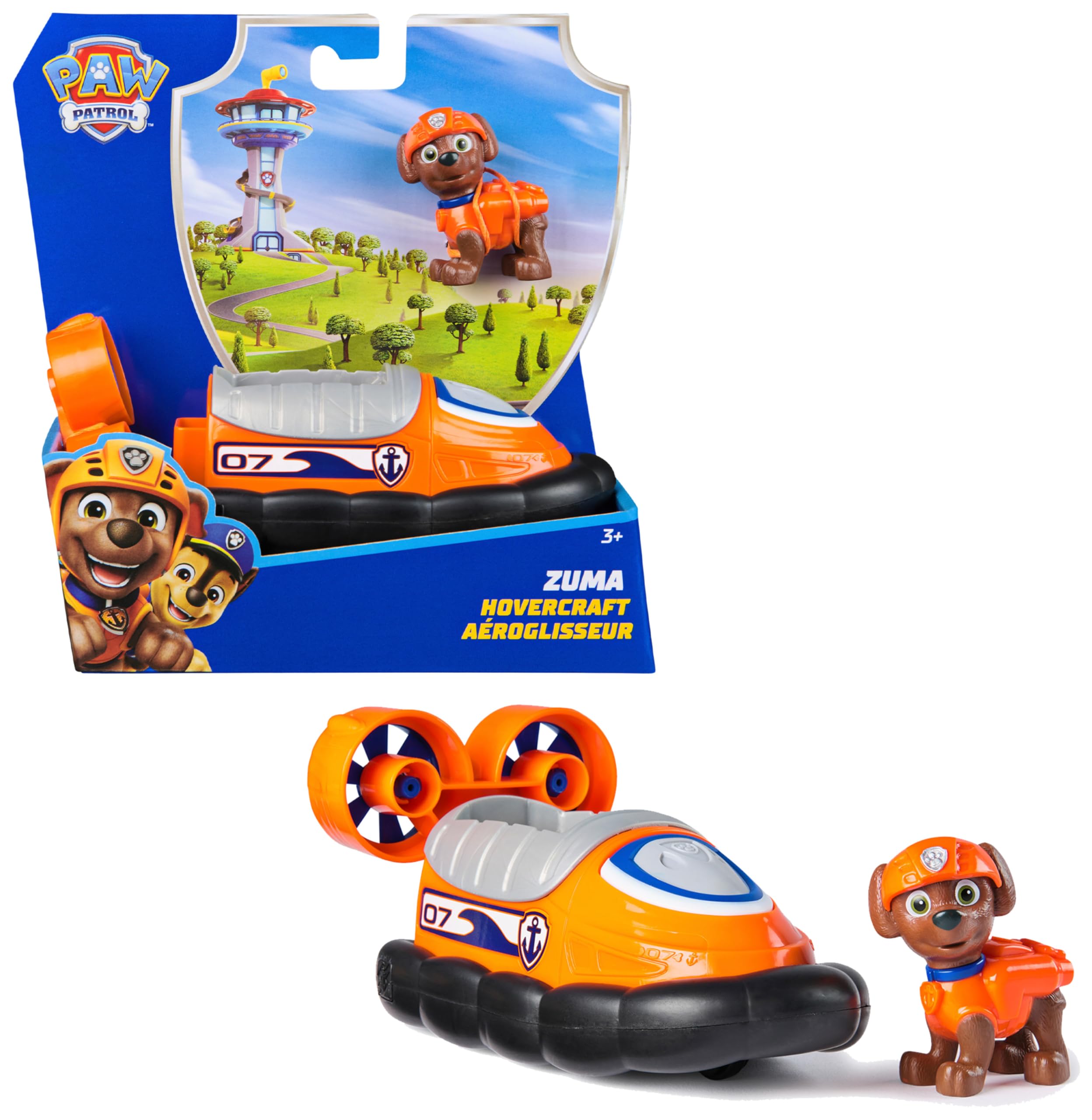 Véhicule Figurine Pat'Patrouille Zuma - Voiture à Collectionner