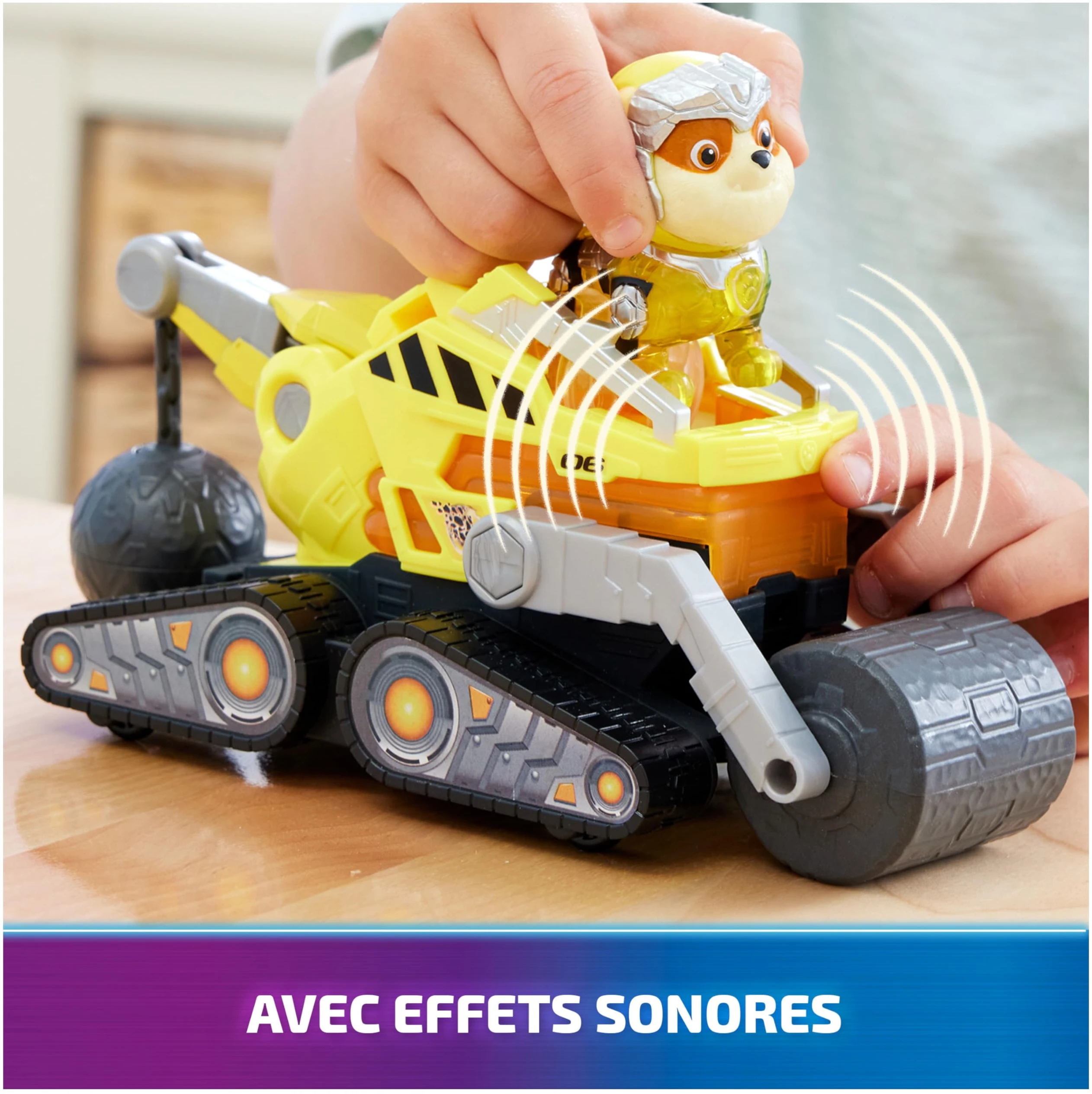 Véhicule + Figurine Ruben du Film Pat'Patrouille - Voiture à Collectionner avec Sons et Lumières – Image 6
