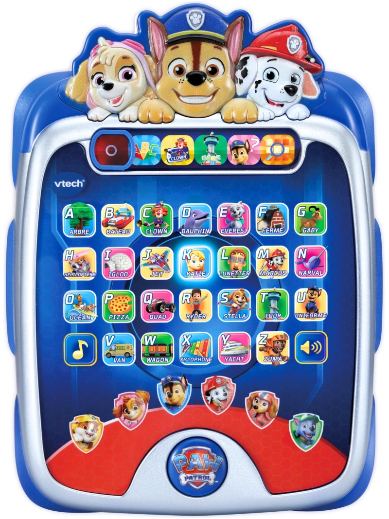 Tablette Interactive Pat'Patrouille VTech avec 5 Jeux Éducatifs