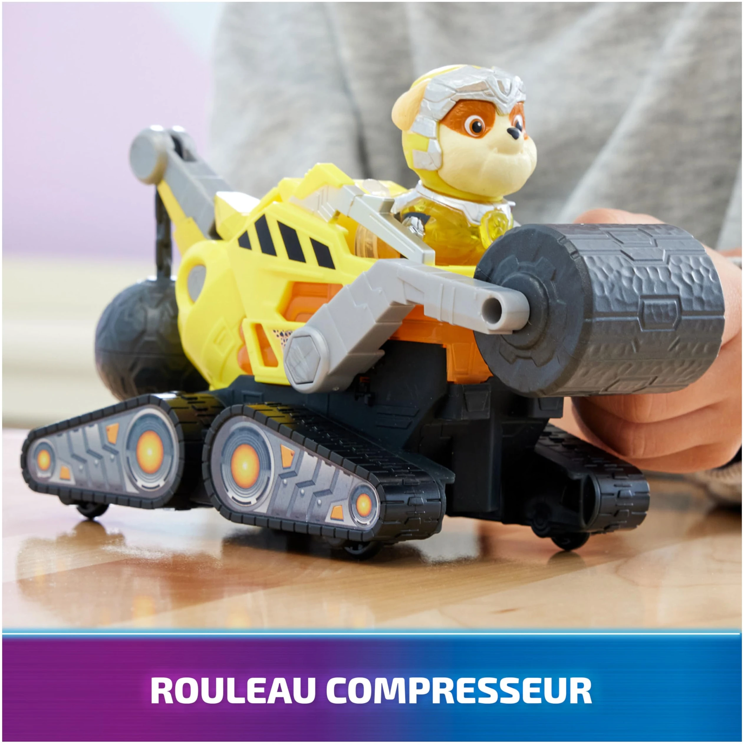 Véhicule + Figurine Ruben du Film Pat'Patrouille - Voiture à Collectionner avec Sons et Lumières – Image 3