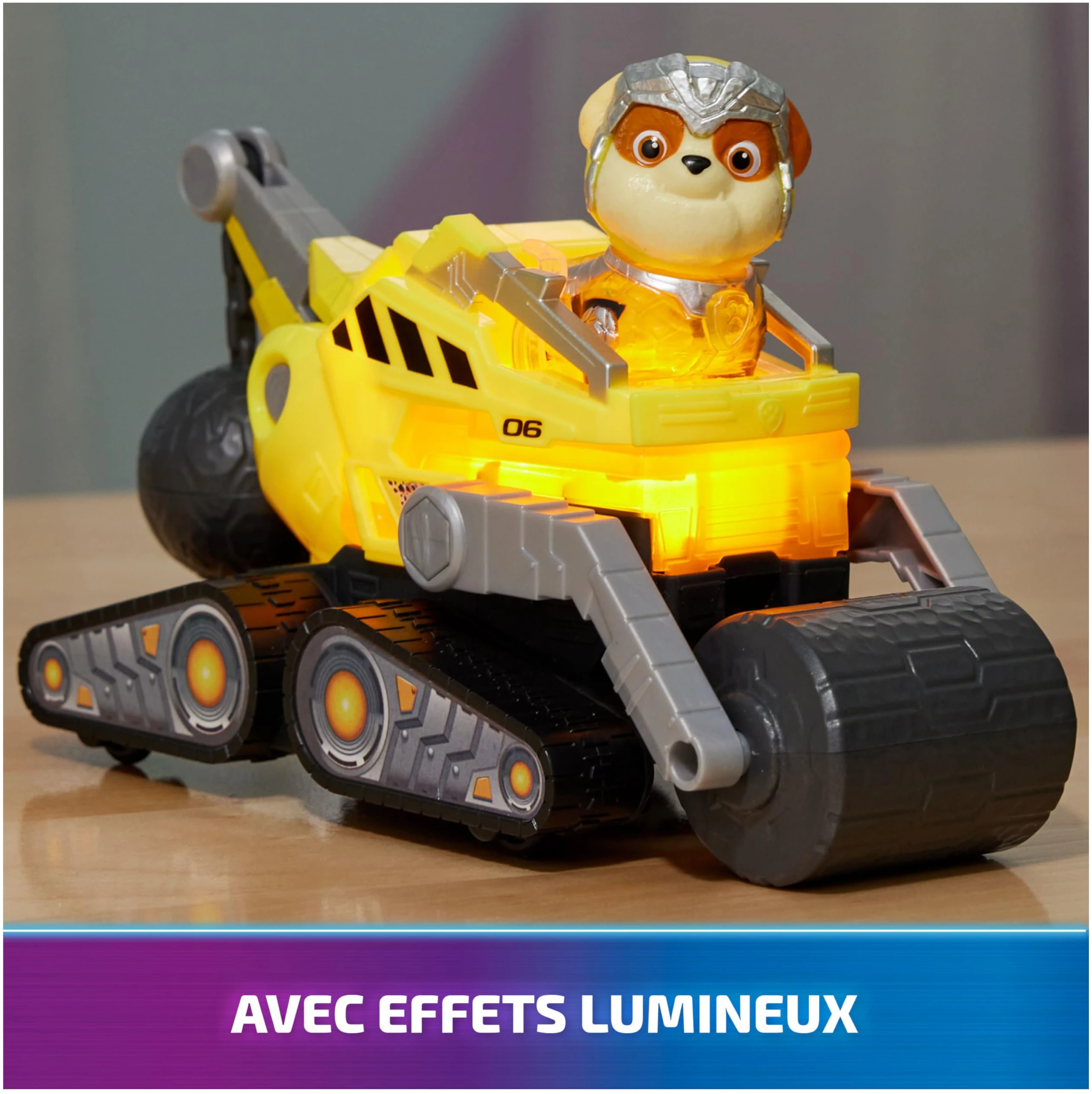 Véhicule + Figurine Ruben du Film Pat'Patrouille - Voiture à Collectionner avec Sons et Lumières – Image 5