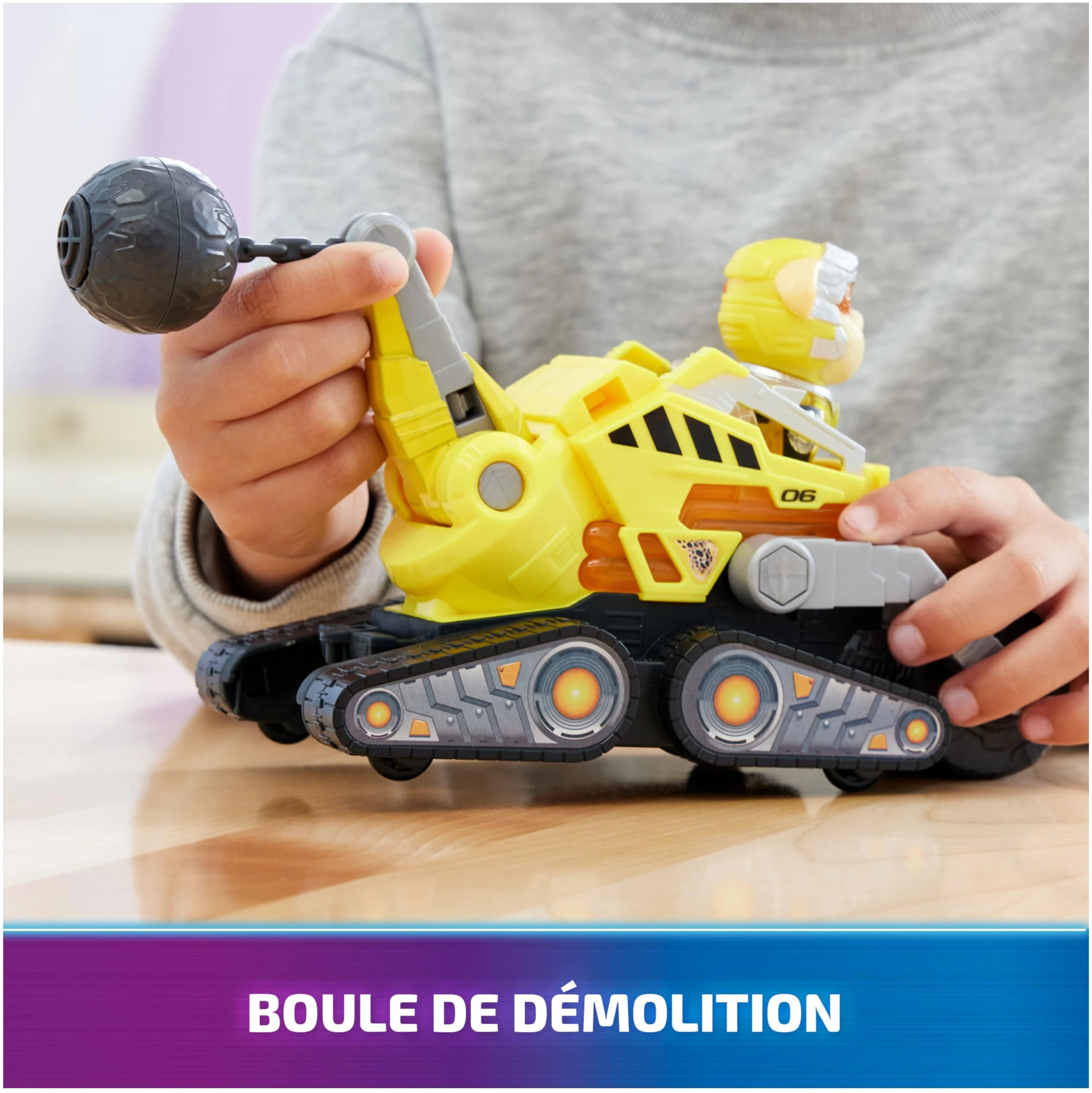 Véhicule + Figurine Ruben du Film Pat'Patrouille - Voiture à Collectionner avec Sons et Lumières – Image 4