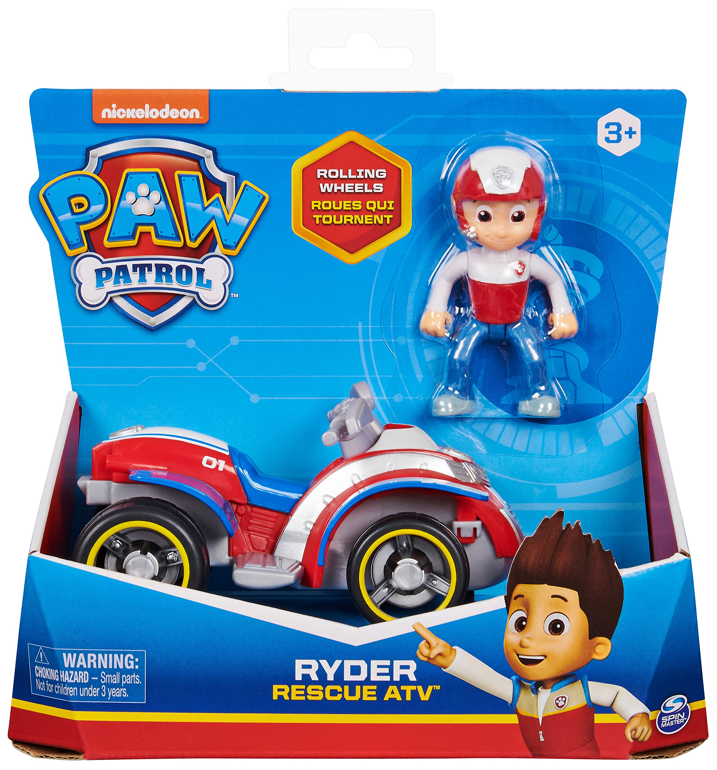 Véhicule + Figurine Ryder Pat'Patrouille - Quad 15 cm avec Figurine à Collectionner – Image 2