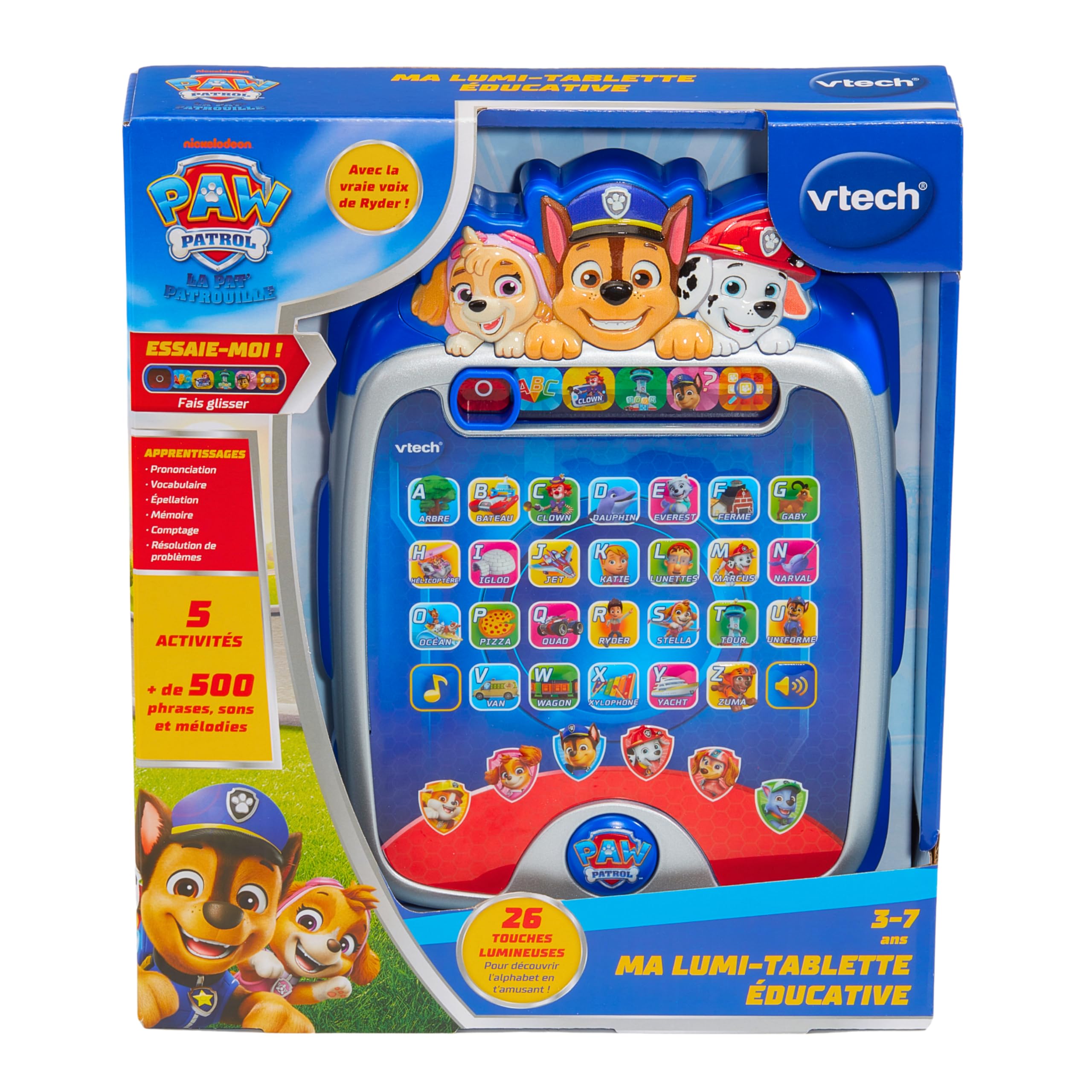 Tablette Interactive Pat'Patrouille VTech avec 5 Jeux Éducatifs – Image 3