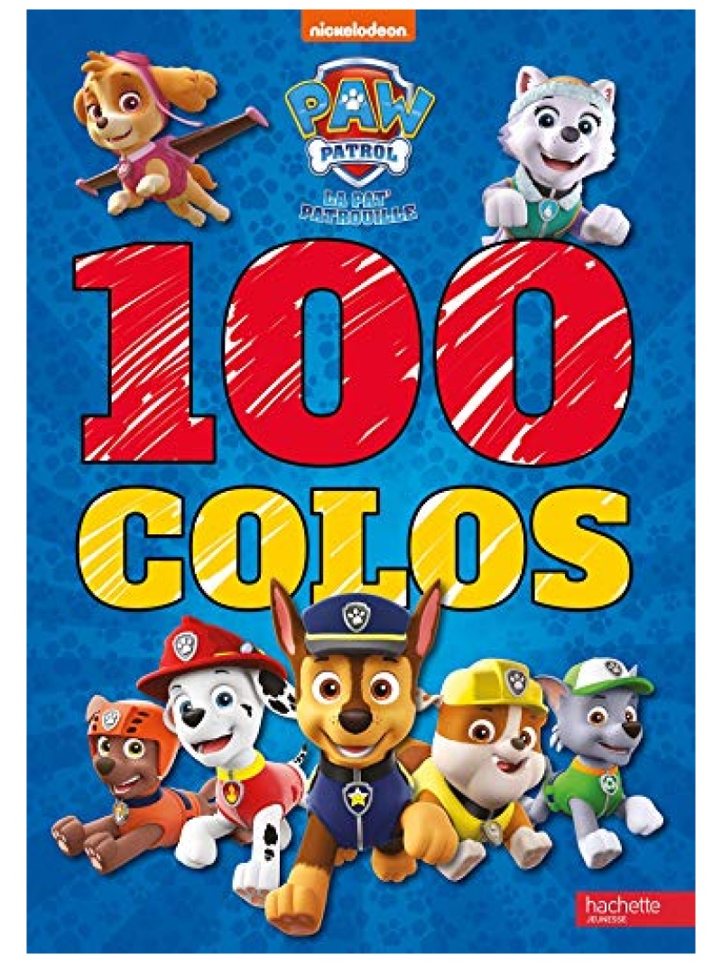 Livre de Coloriage Pat'Patrouille 100 Colos