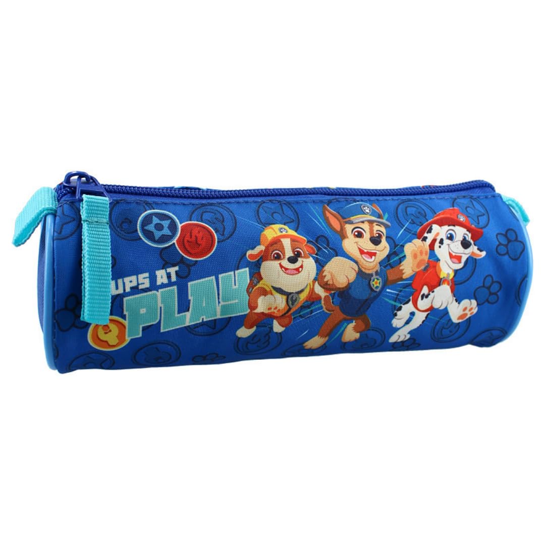Trousse Scolaire Pat'Patrouille Héros en Mission - Ronde Bleue avec Chase, Marcus et Ruben