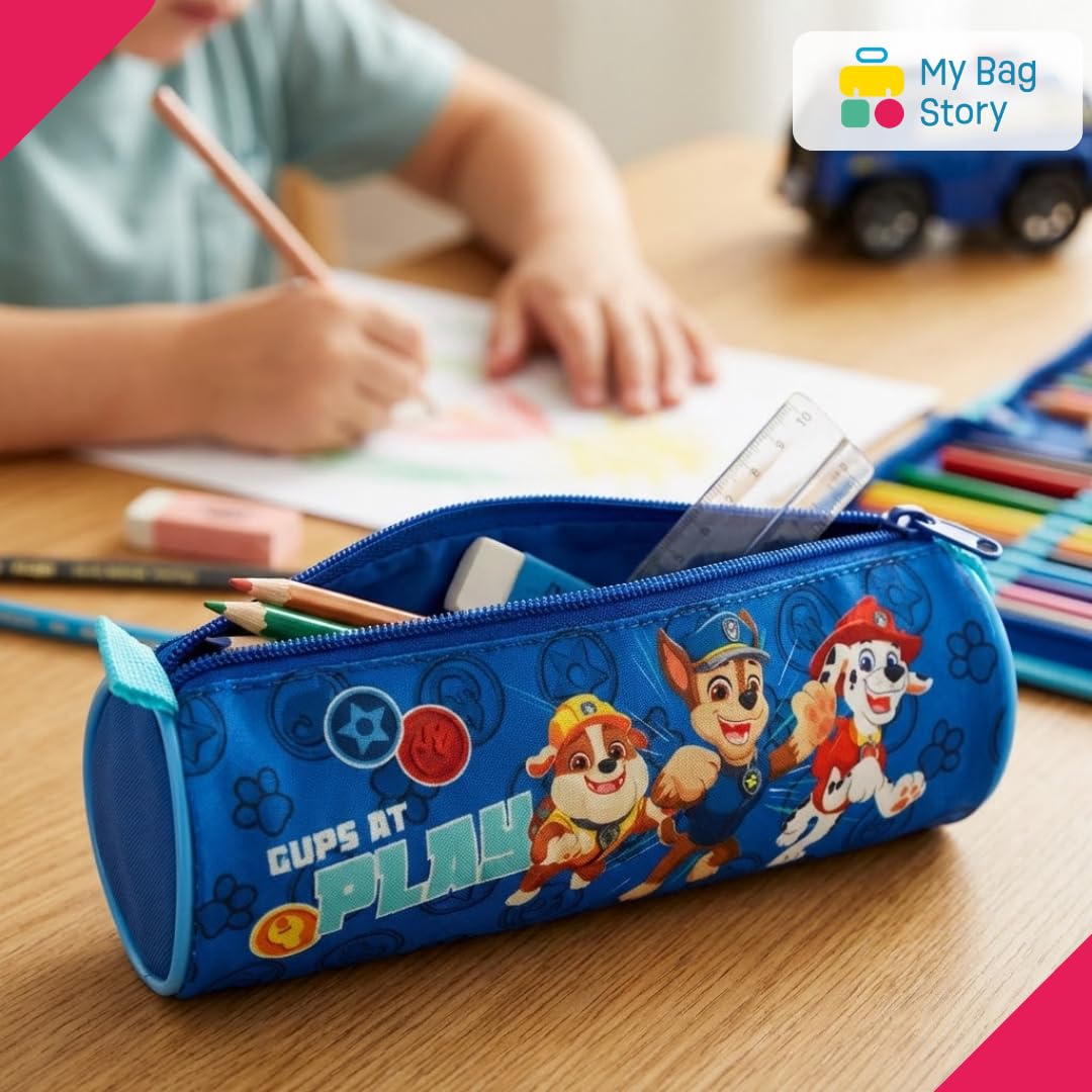 Trousse Scolaire Pat'Patrouille Héros en Mission - Ronde Bleue avec Chase, Marcus et Ruben – Image 2