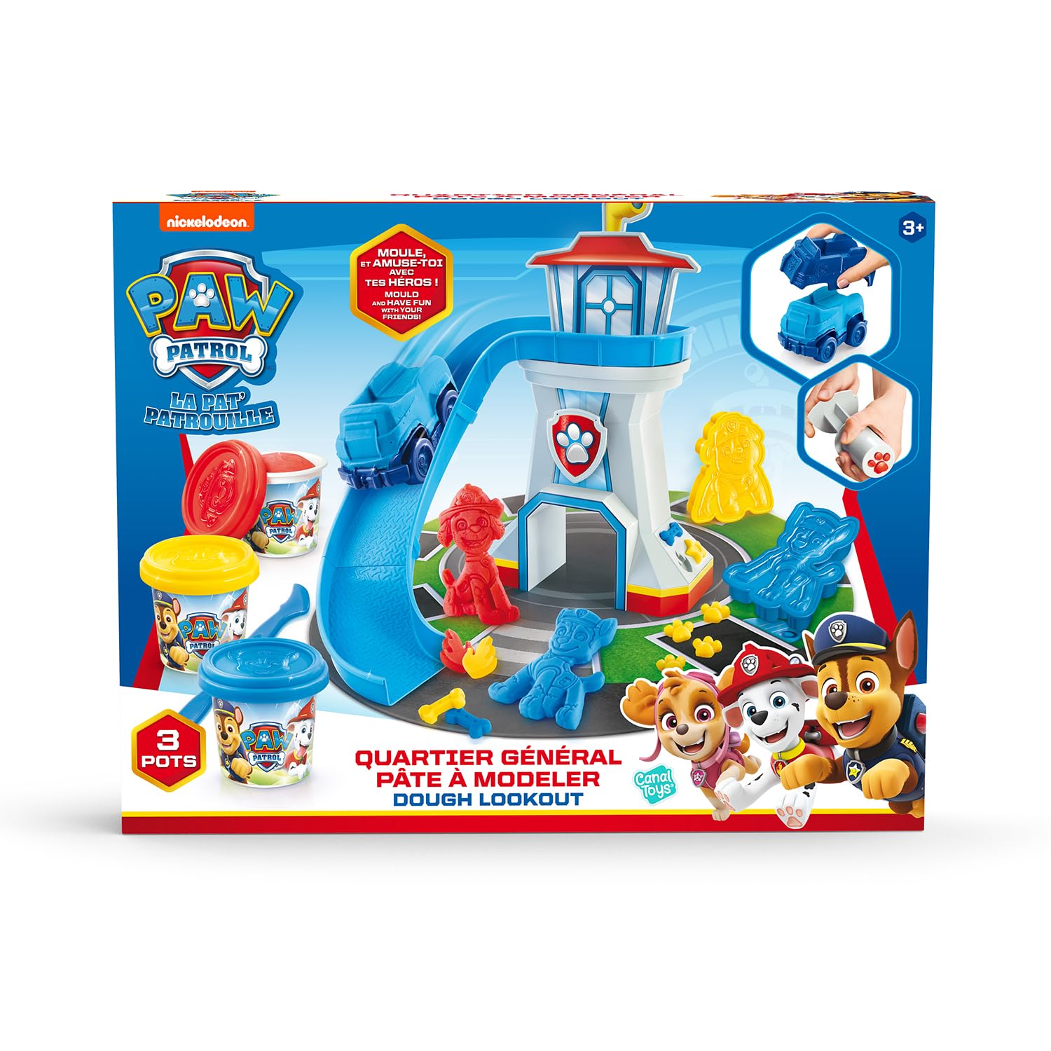 Coffret Quartier Général Pat'Patrouille Pâte à Modeler et Décor Interactif – Image 2