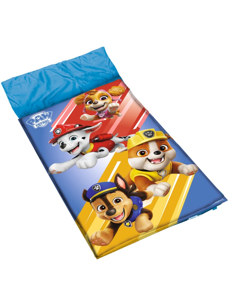 Sac de Couchage Pat'Patrouille pour Enfant 140 x 60 cm avec Sac de Rangement