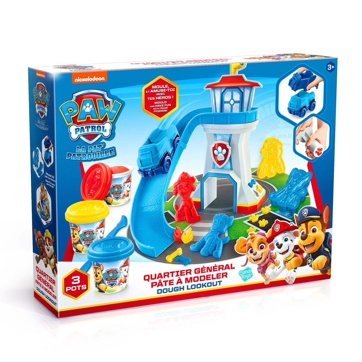 Coffret Quartier Général Pat'Patrouille Pâte à Modeler et Décor Interactif – Image 3