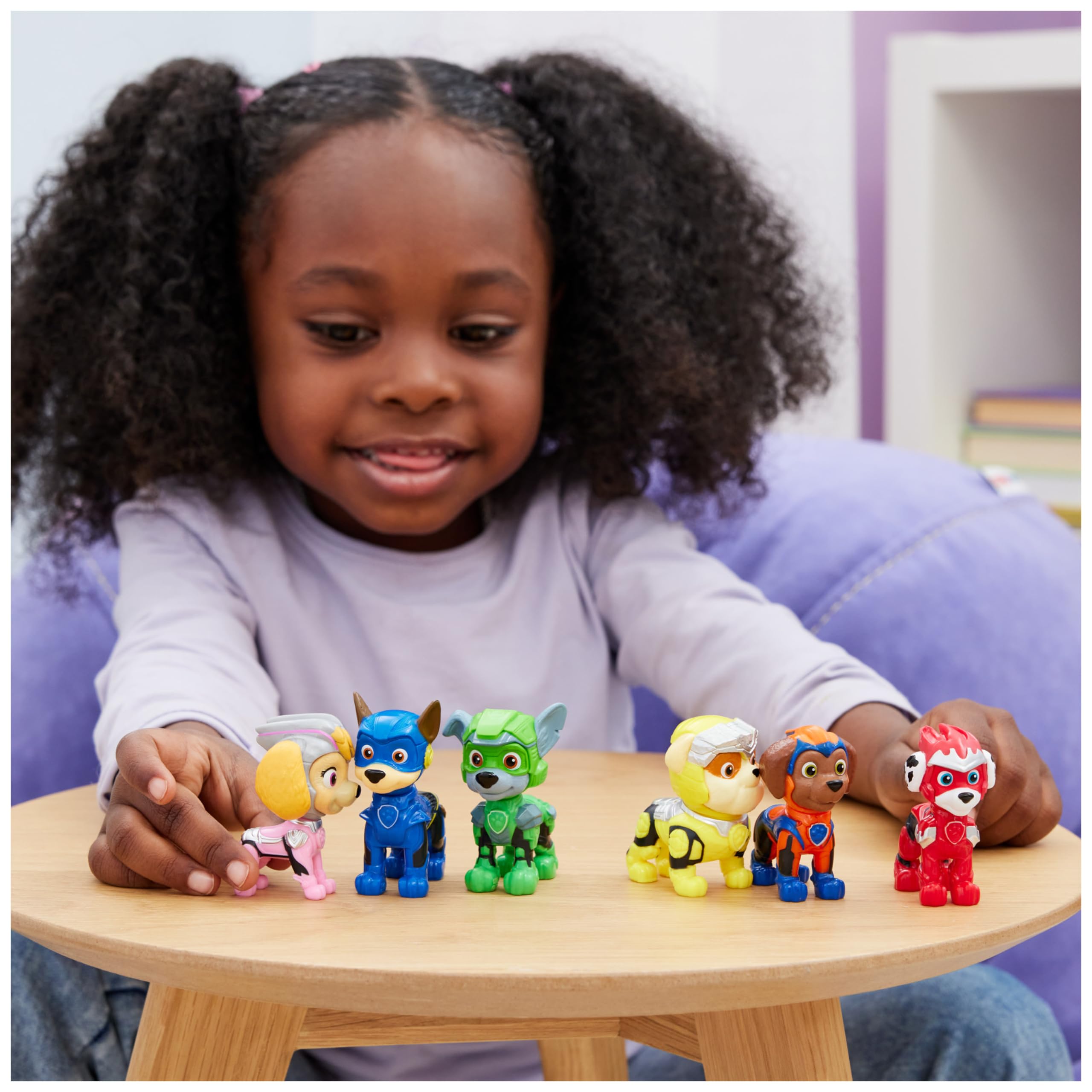 Multipack 6 Figurines Pat'Patrouille La Super Patrouille Le Film - Chase, Marcus, Ruben, Stella, Rocky, Zuma – Image 5