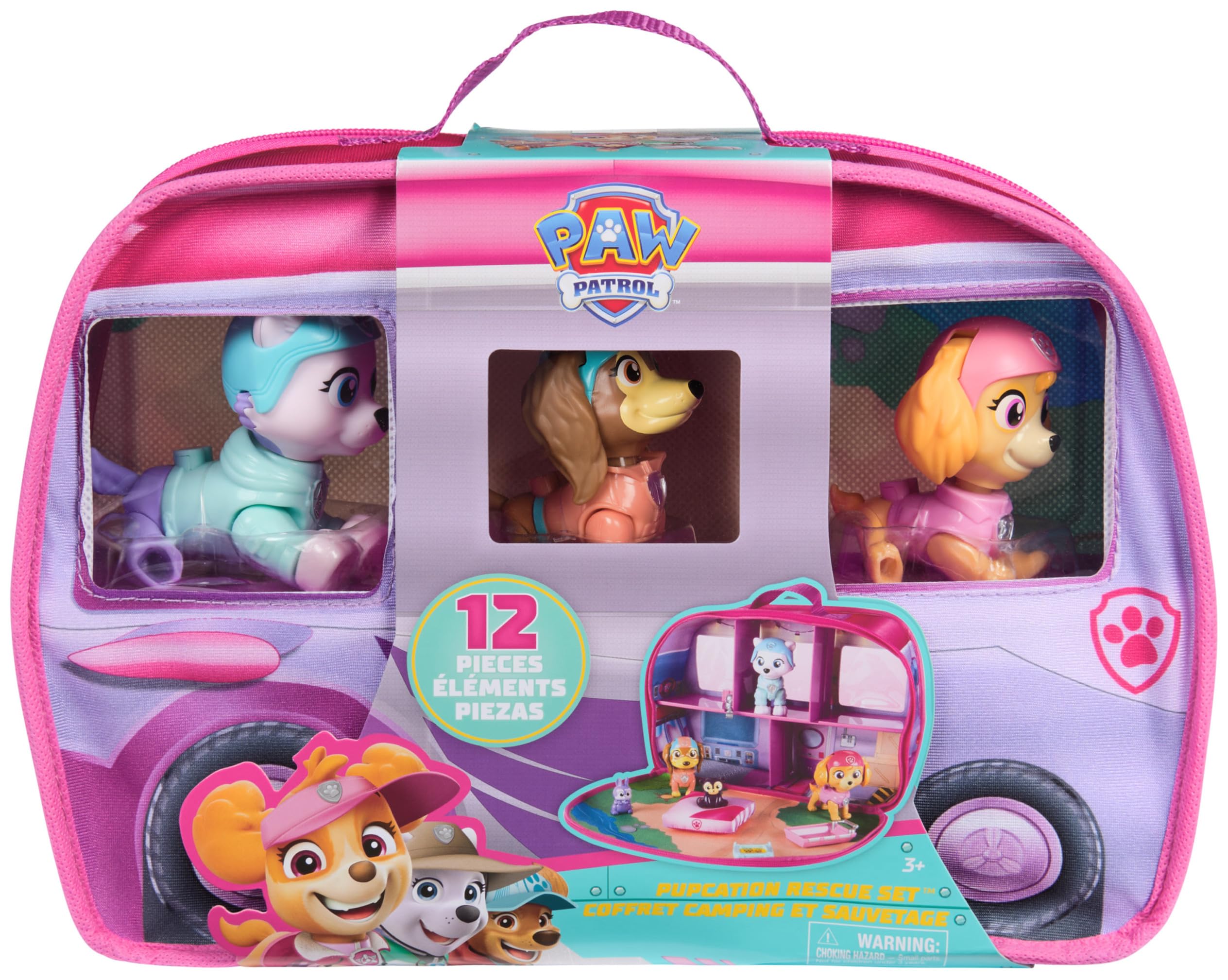 Coffret Camping et Sauvetage Pat'Patrouille avec Stella, Everest et Liberty – Image 2