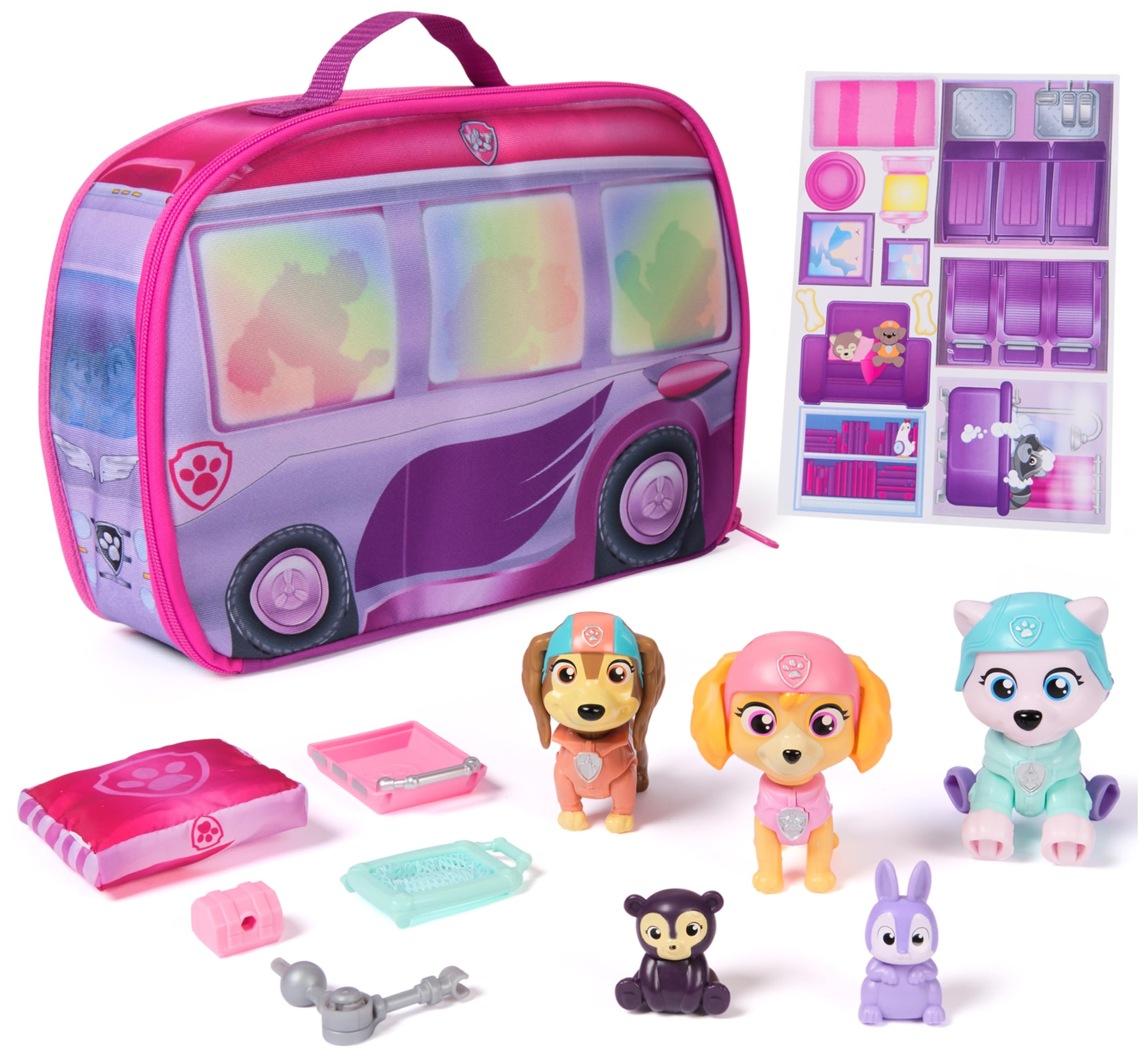 Coffret Camping et Sauvetage Pat'Patrouille avec Stella, Everest et Liberty