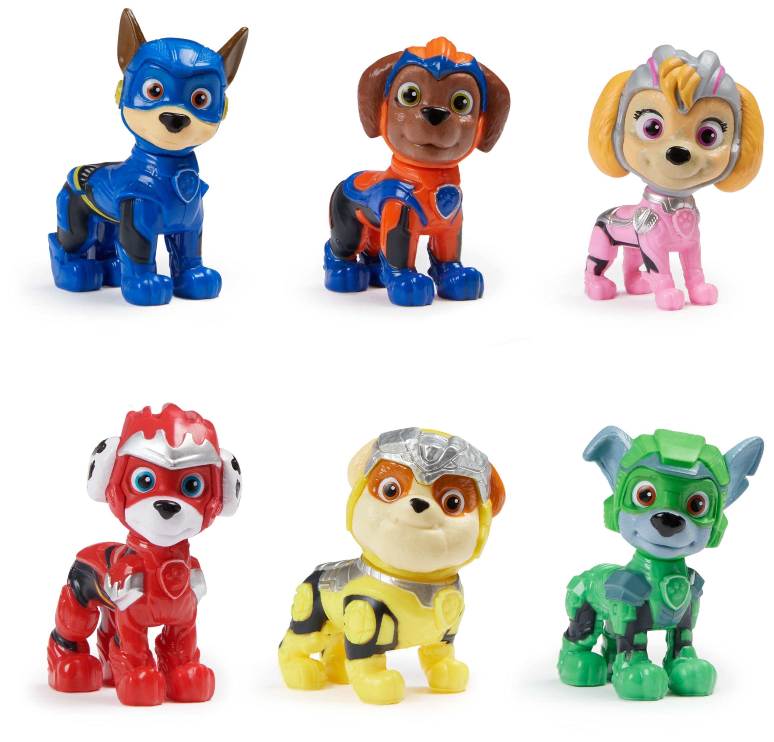 Multipack 6 Figurines Pat'Patrouille La Super Patrouille Le Film - Chase, Marcus, Ruben, Stella, Rocky, Zuma – Image 2