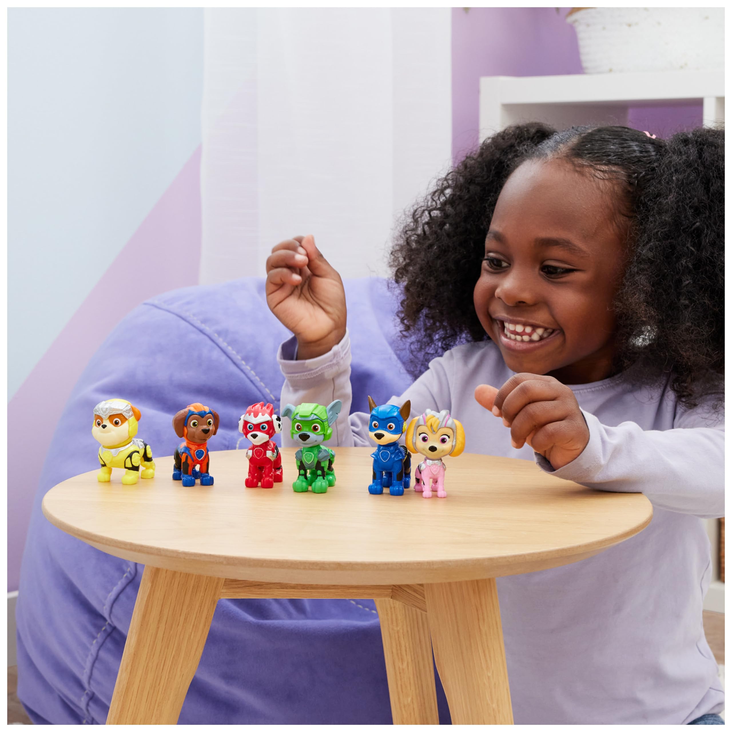 Multipack 6 Figurines Pat'Patrouille La Super Patrouille Le Film - Chase, Marcus, Ruben, Stella, Rocky, Zuma – Image 6
