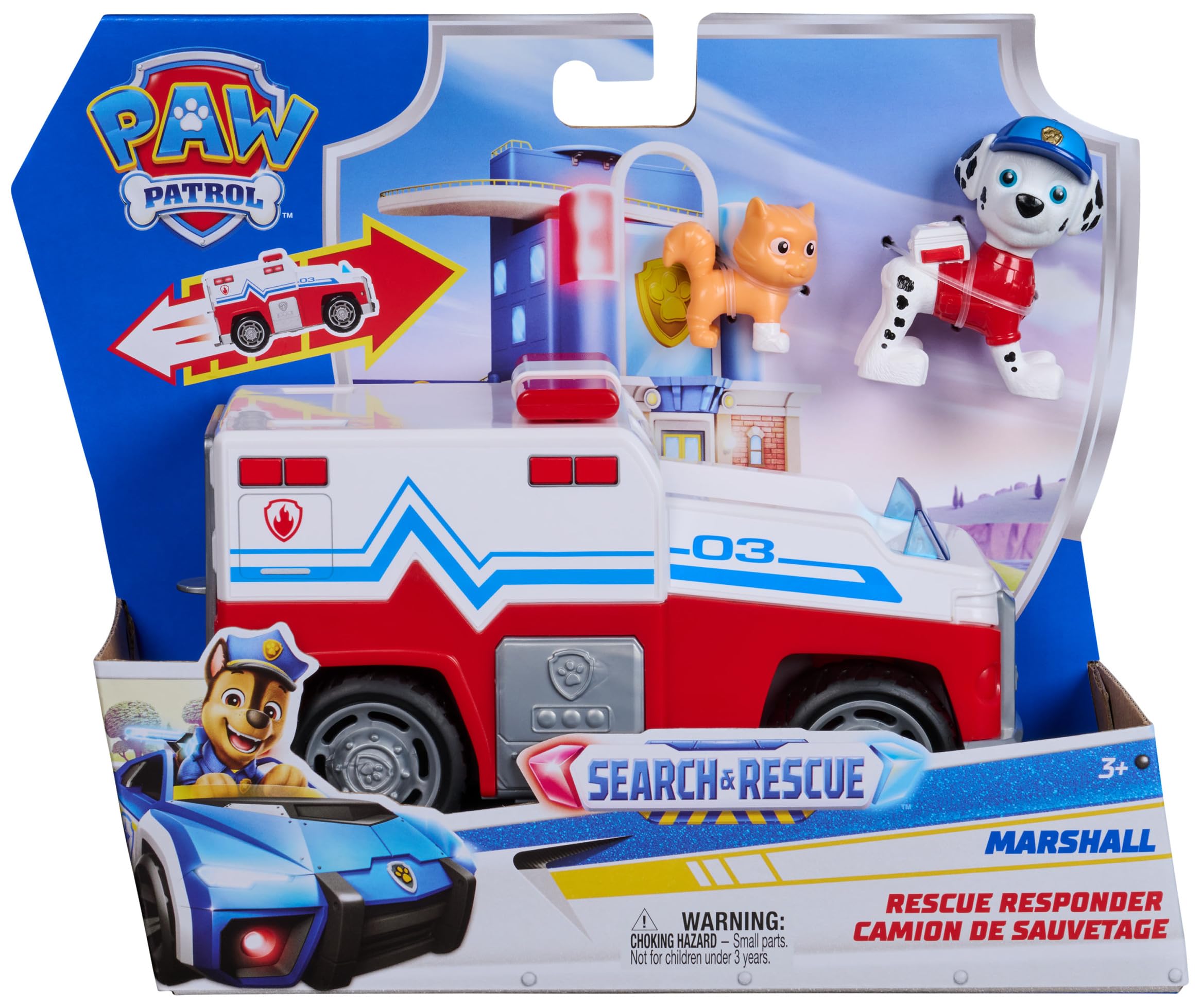 Véhicule Figurine Marcus Pat'Patrouille Search & Rescue Mission Détectives – Image 3