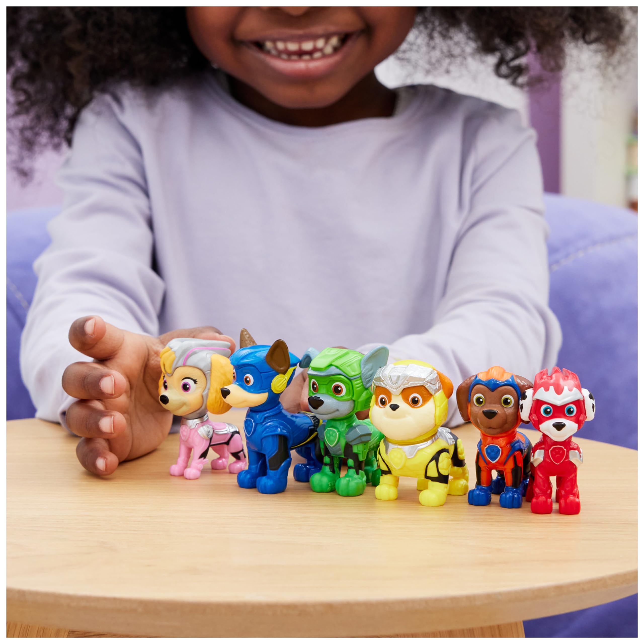 Multipack 6 Figurines Pat'Patrouille La Super Patrouille Le Film - Chase, Marcus, Ruben, Stella, Rocky, Zuma – Image 3