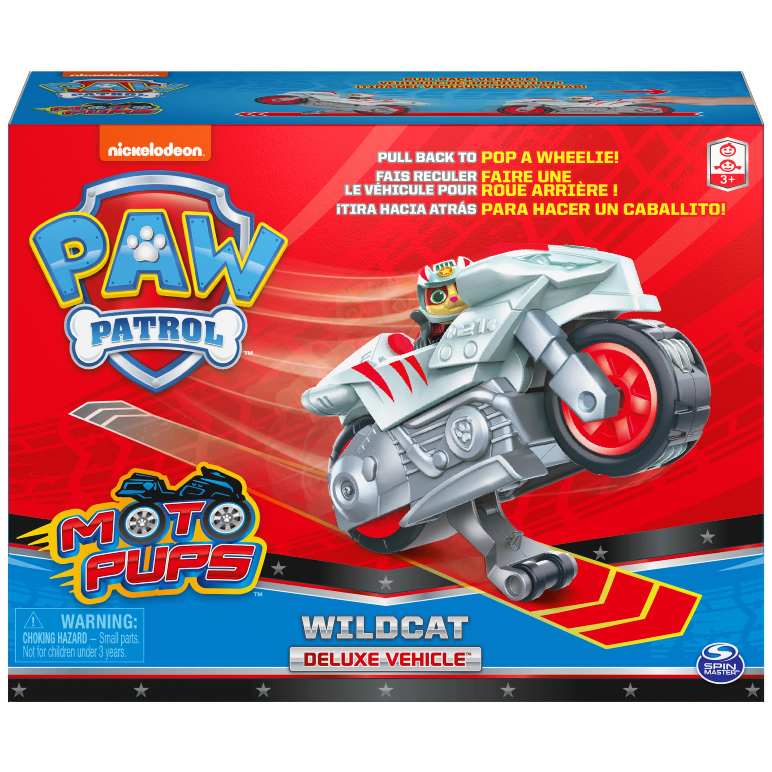 Moto Pat'Patrouille Wildcat avec figurine et fonction wheelie – Image 2