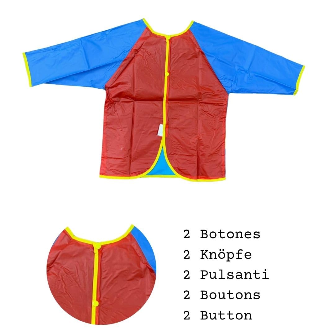 Tablier de Peinture Pat'Patrouille pour Enfant 2-4 Ans, Blouse Imperméable PVC avec Poche – Image 4